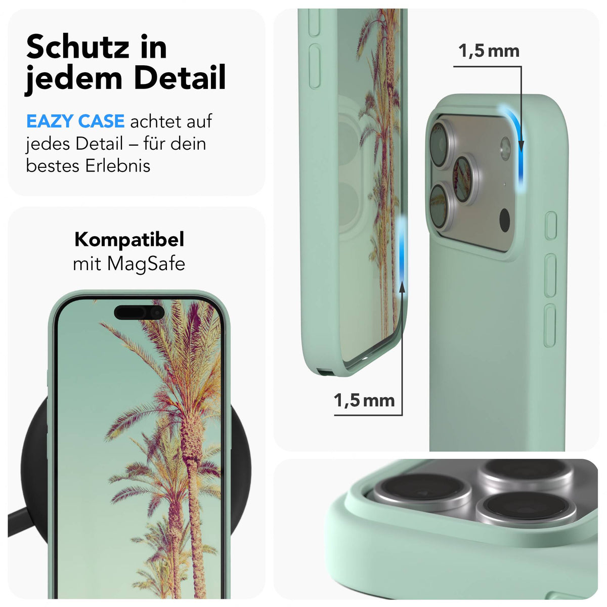 iPhone 17 Pro premium Silikonhülle mit MagSafe
