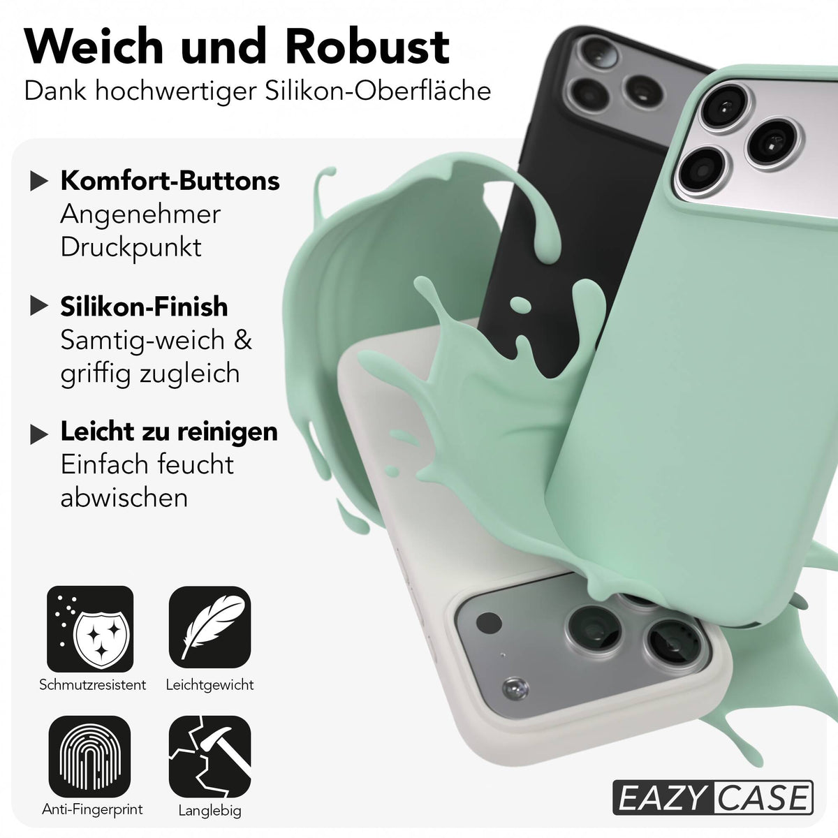 iPhone 17 Pro premium Silikonhülle mit MagSafe