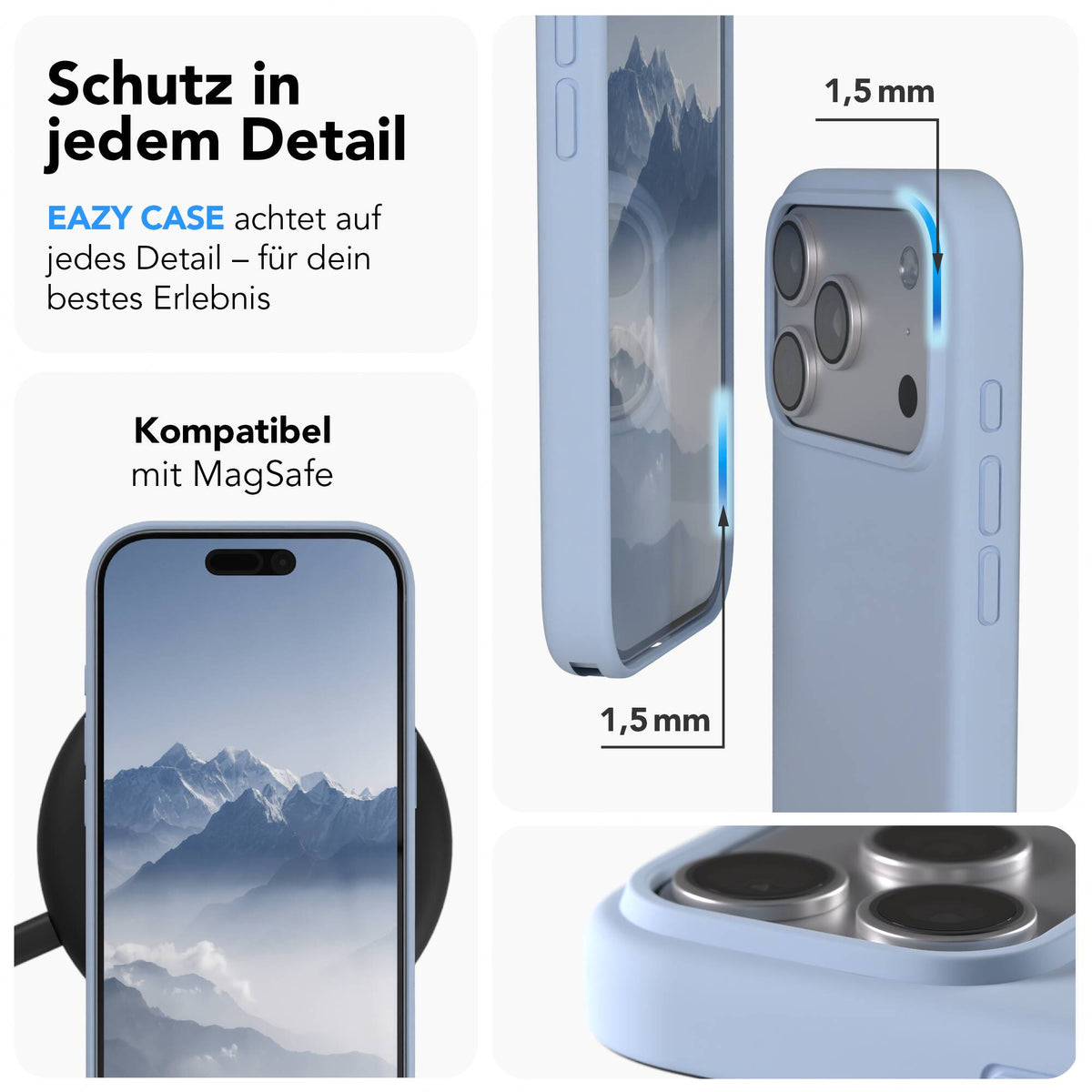 iPhone 17 Pro premium Silikonhülle mit MagSafe