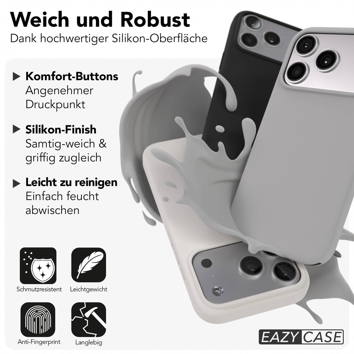 iPhone 17 Pro premium Silikonhülle mit MagSafe
