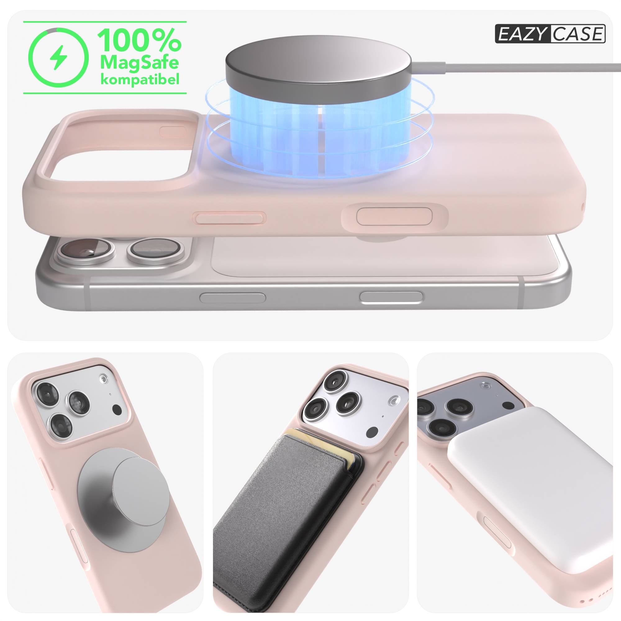 iPhone 17 Pro MagSafe Silikonhülle mit Kameraschutz von EAZY CASE