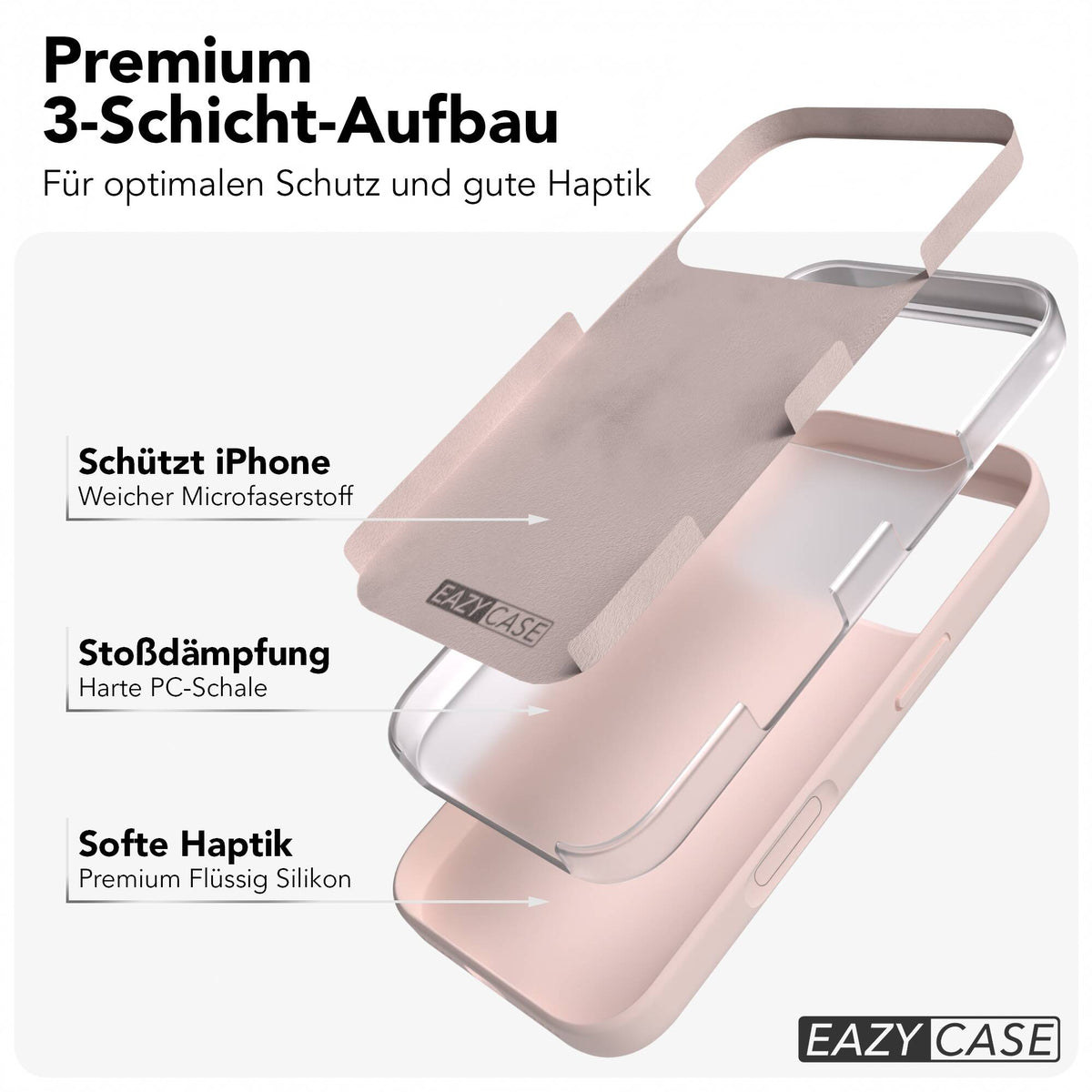 iPhone 17 Pro premium Silikonhülle mit MagSafe