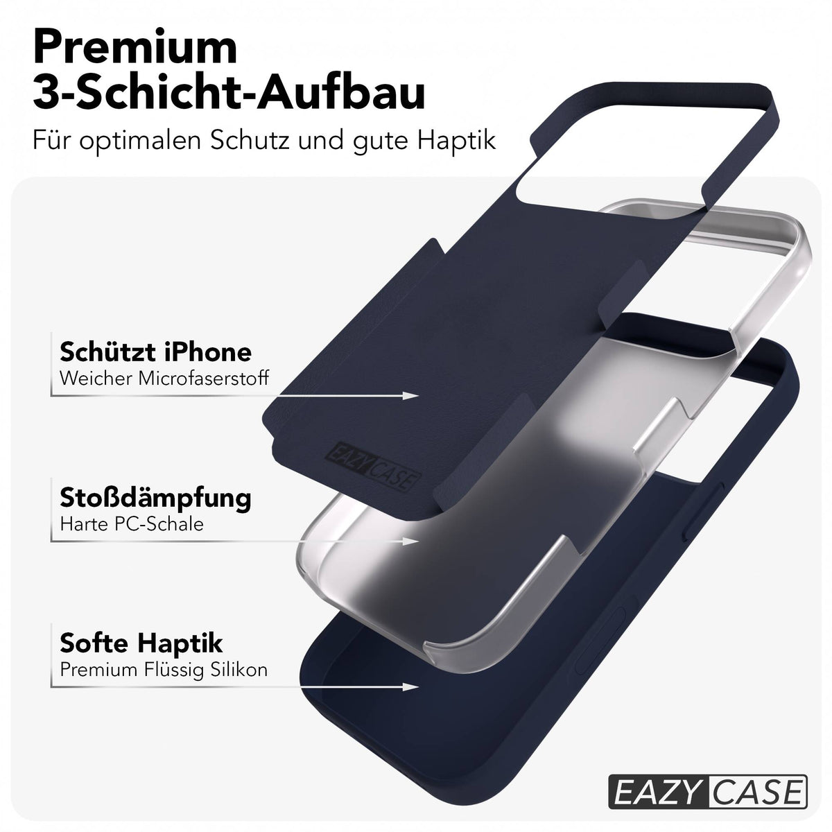 iPhone 17 Pro premium Silikonhülle mit MagSafe