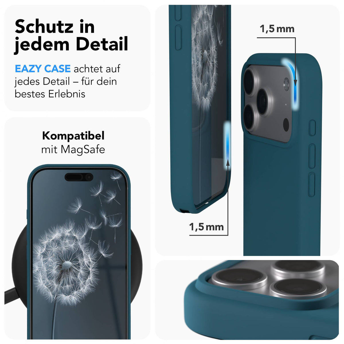 iPhone 17 Pro premium Silikonhülle mit MagSafe