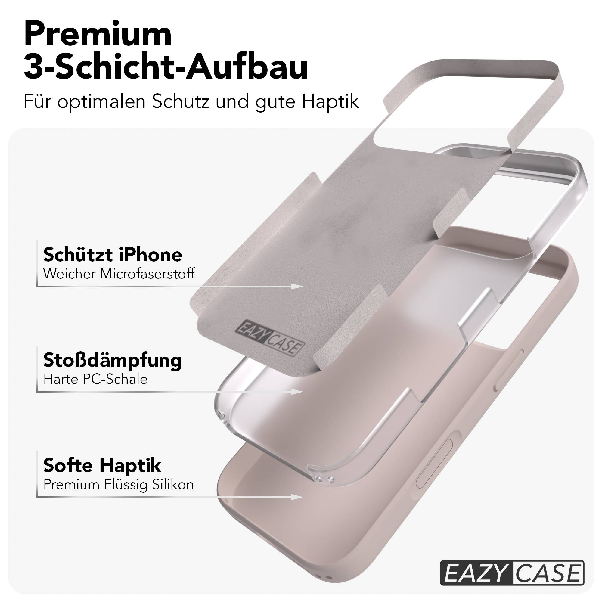 iPhone 17 Pro MagSafe Silikonhülle mit Kameraschutz von EAZY CASE
