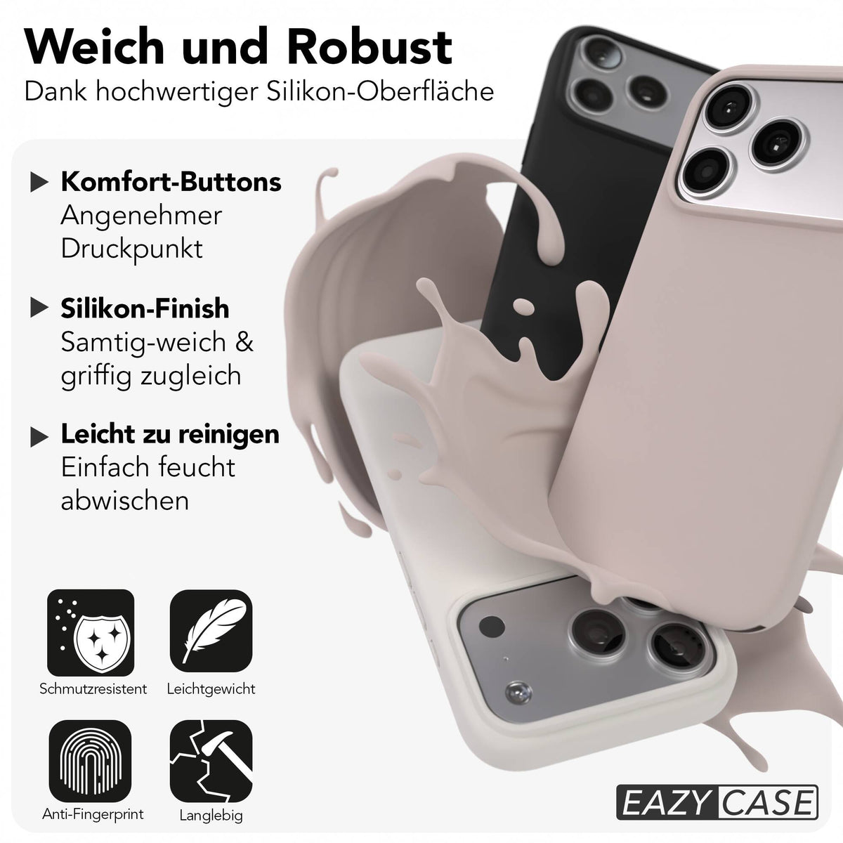 iPhone 17 Pro premium Silikonhülle mit MagSafe