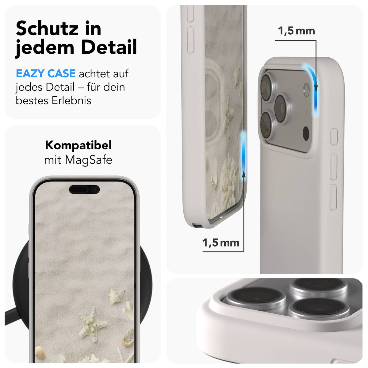 iPhone 17 Pro premium Silikonhülle mit MagSafe
