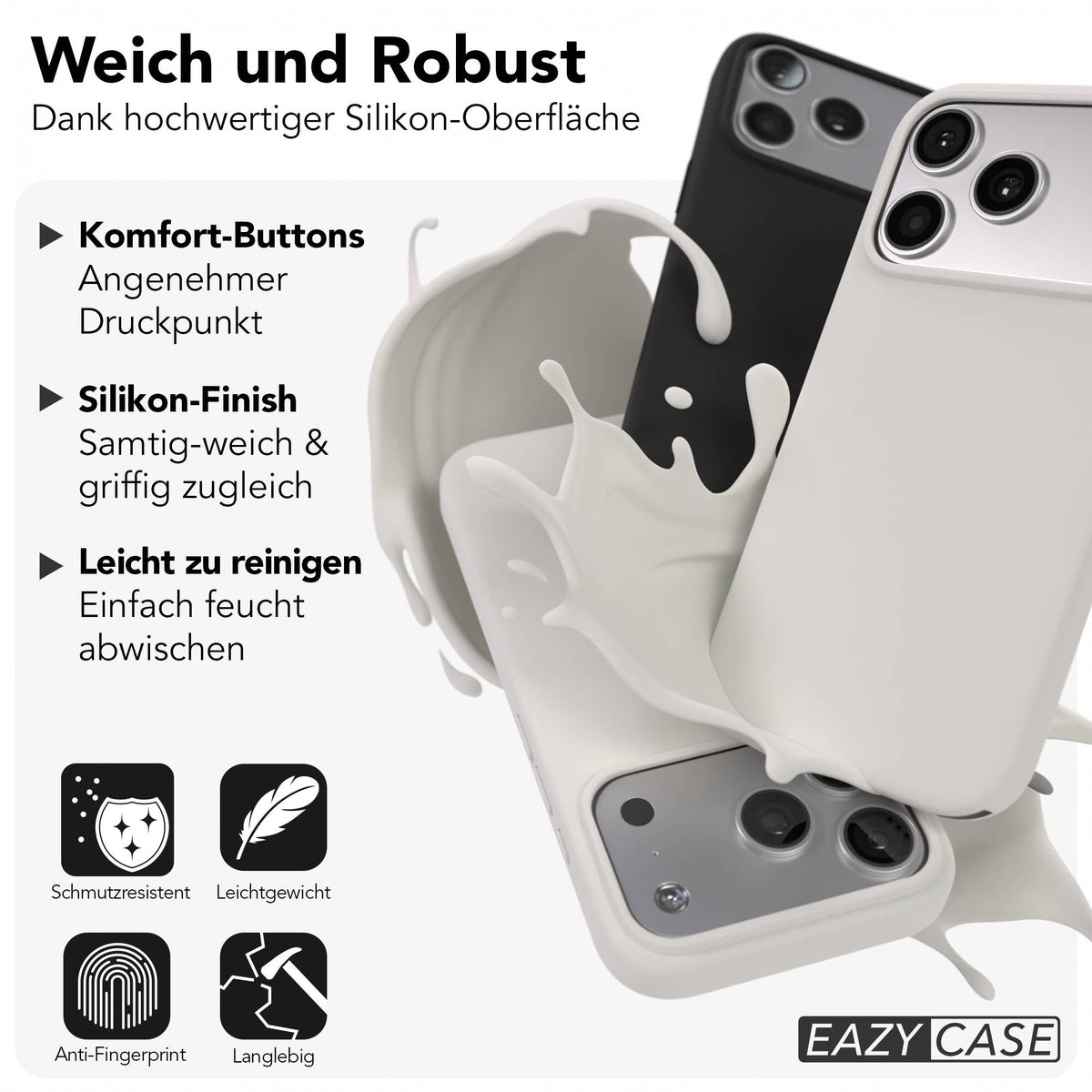 iPhone 17 Pro premium Silikonhülle mit MagSafe