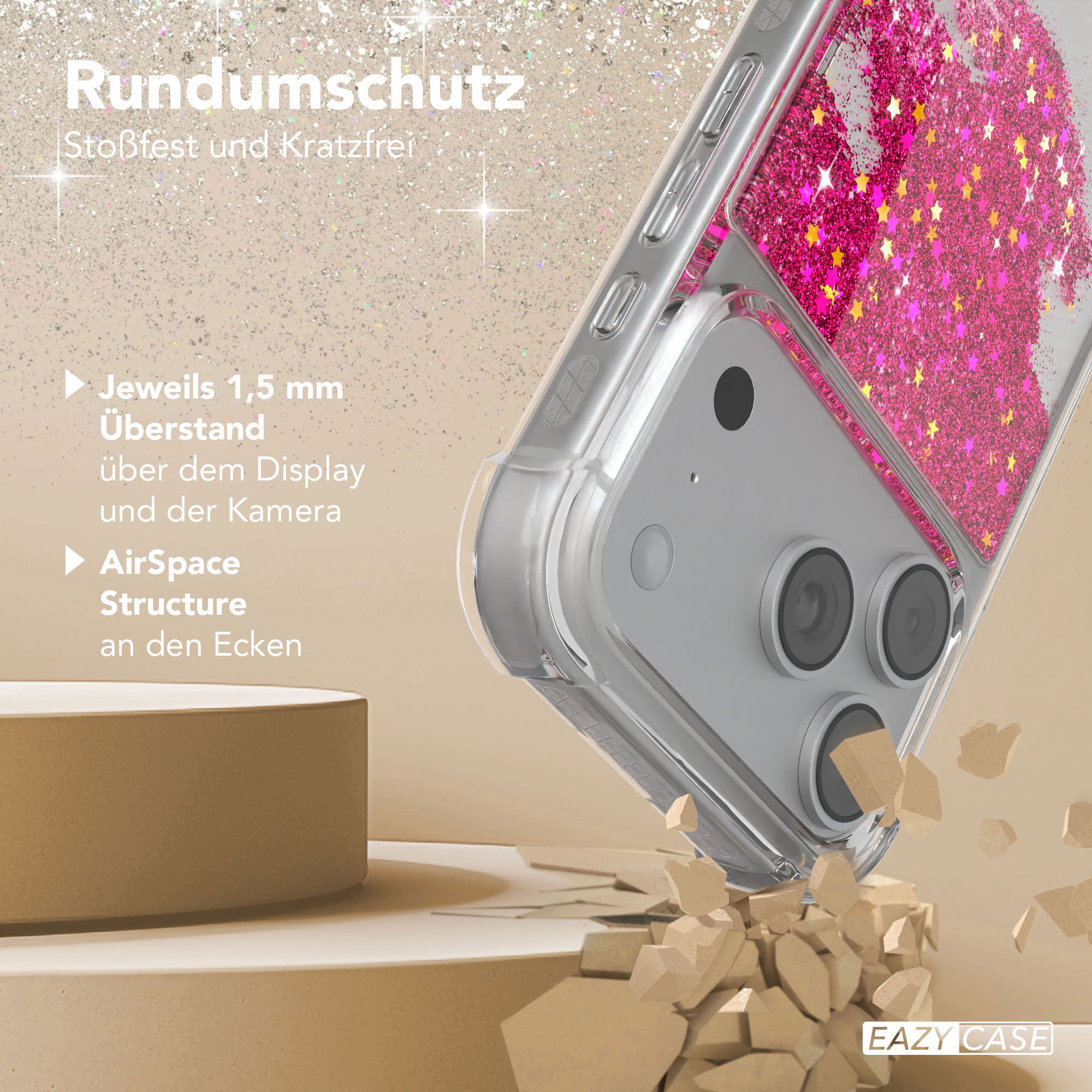 iPhone 17 Pro Glitzerhülle