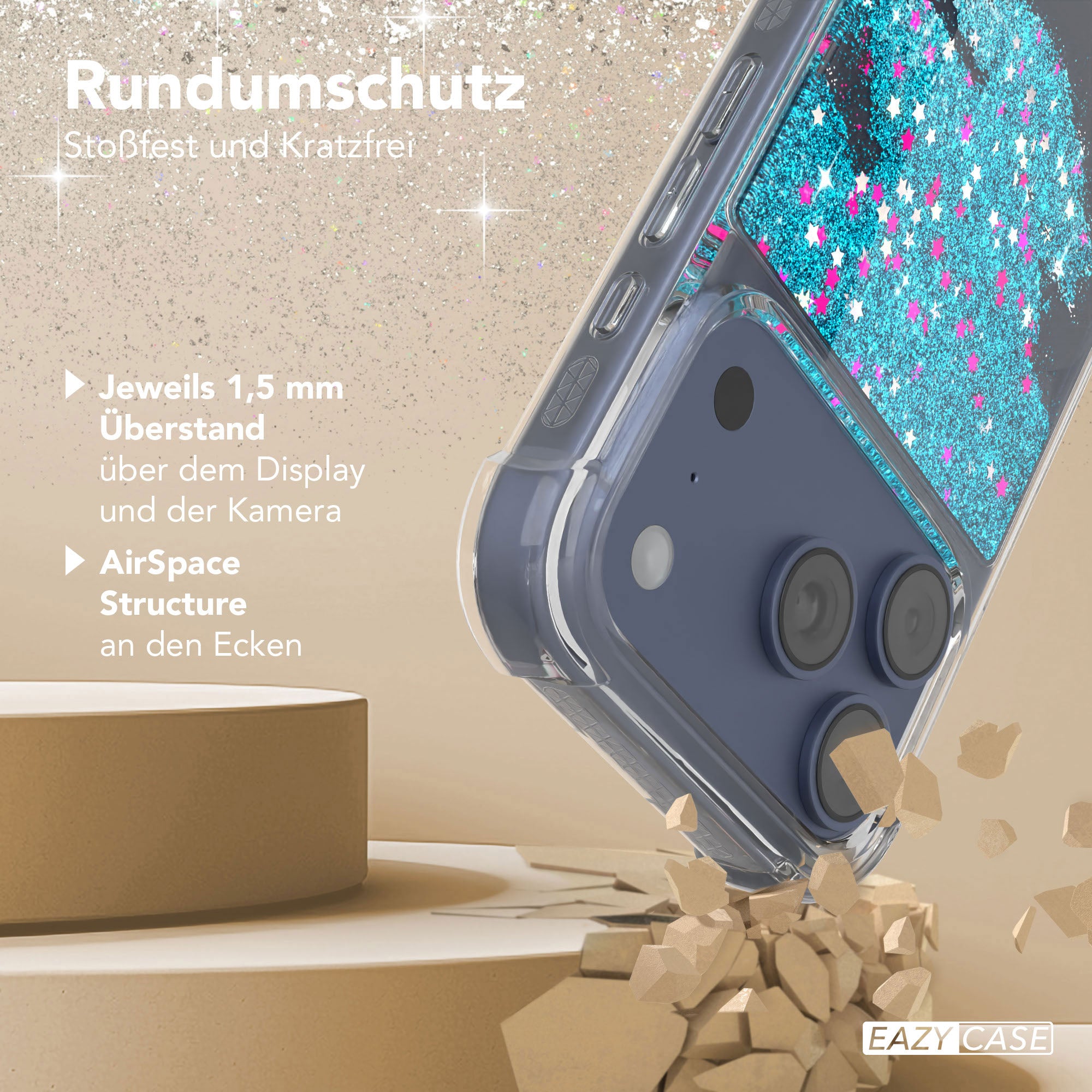 iPhone 17 Pro Glitzerhülle