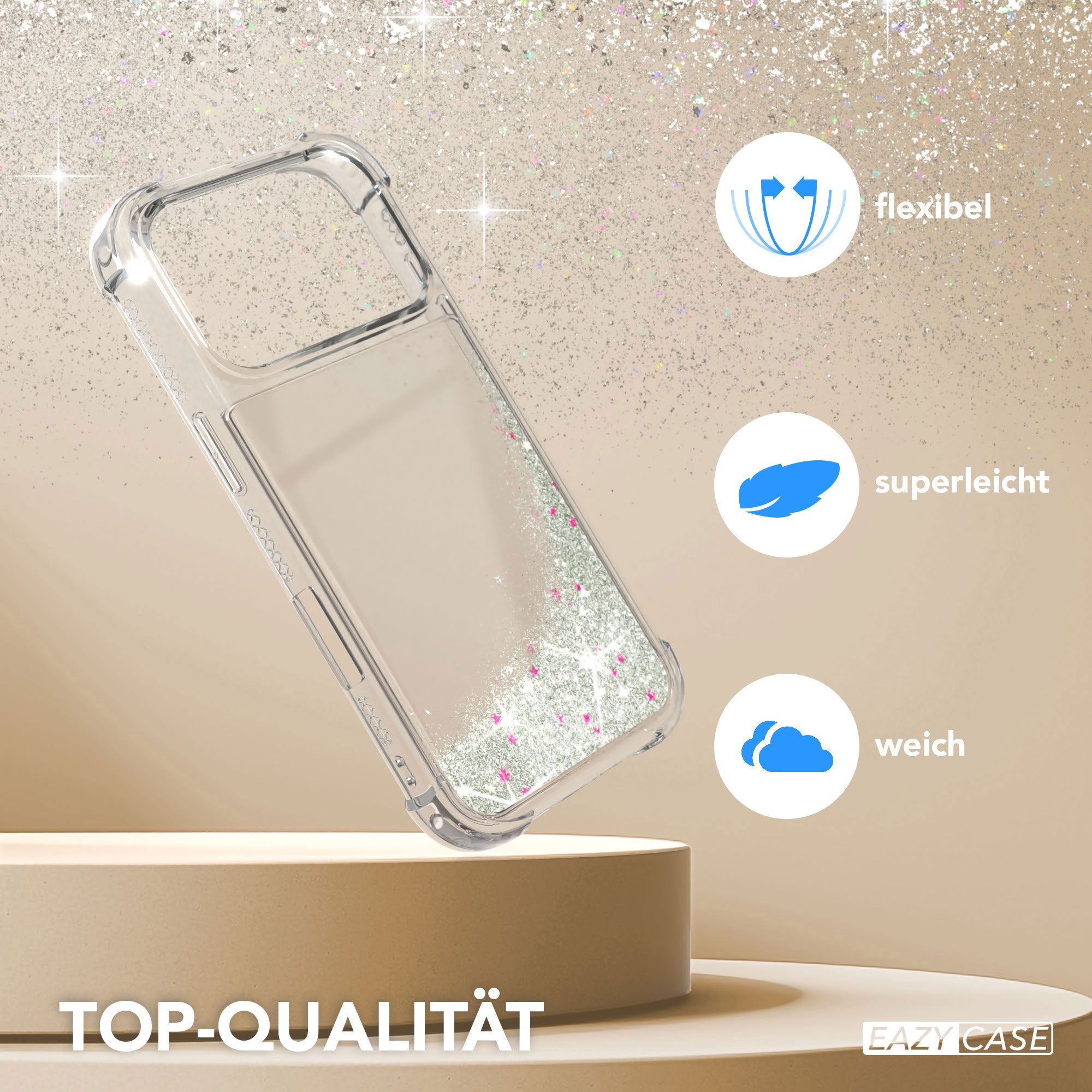 iPhone 17 Pro Glitzerhülle
