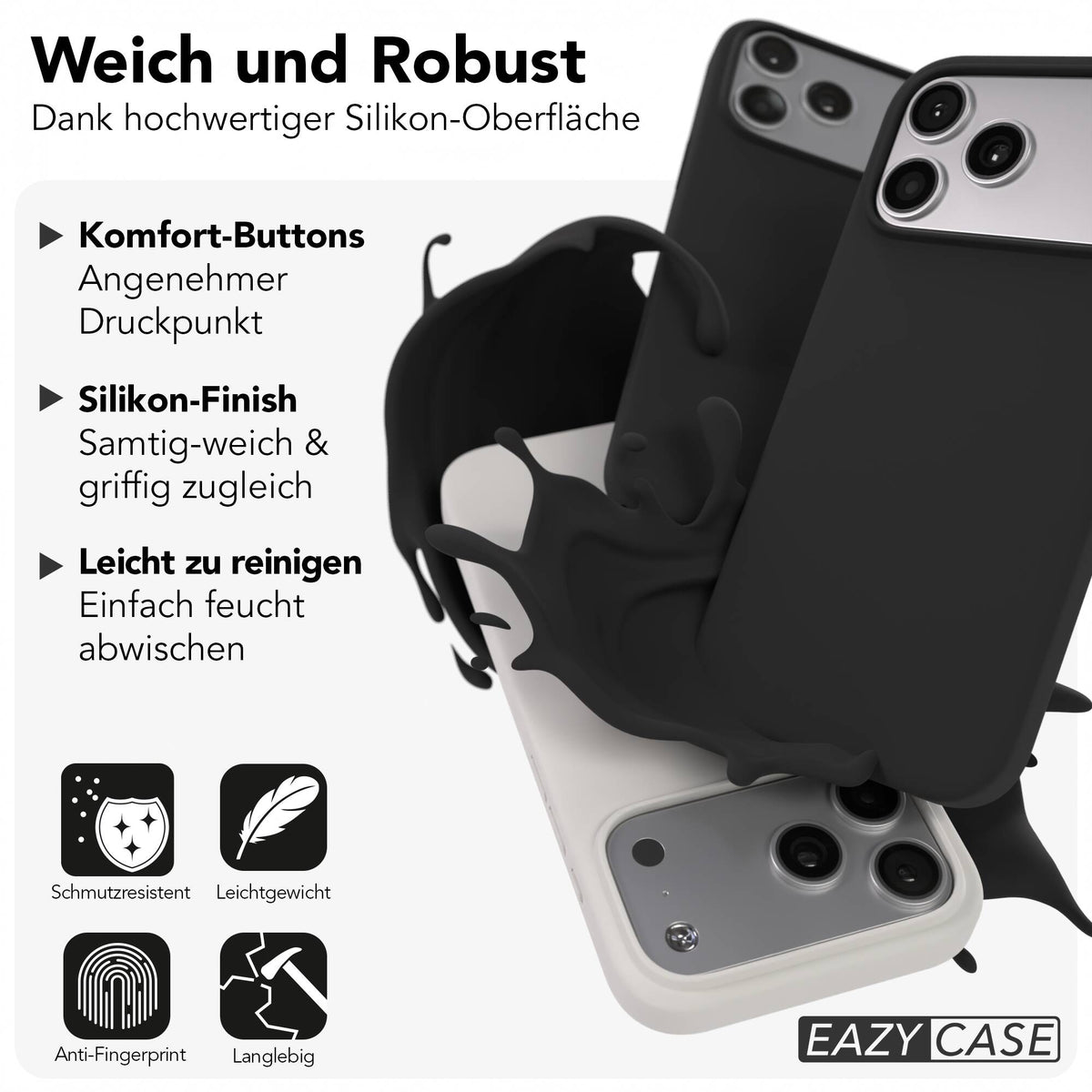 iPhone 17 Pro Max Premium Silikonhülle