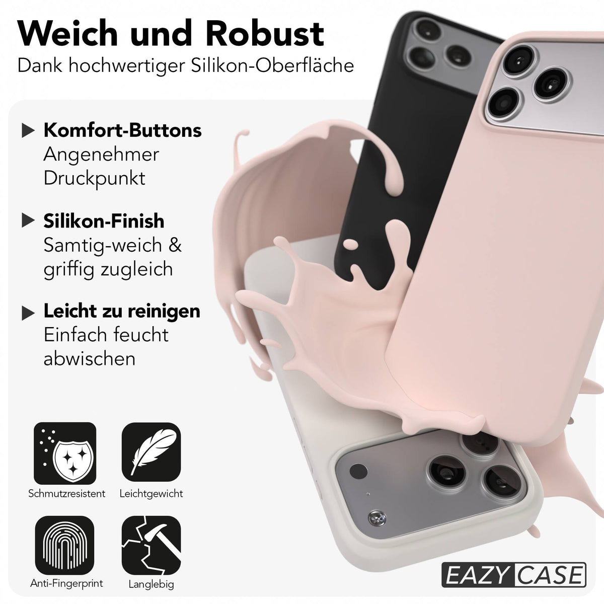 iPhone 17 Pro Max Premium Silikonhülle