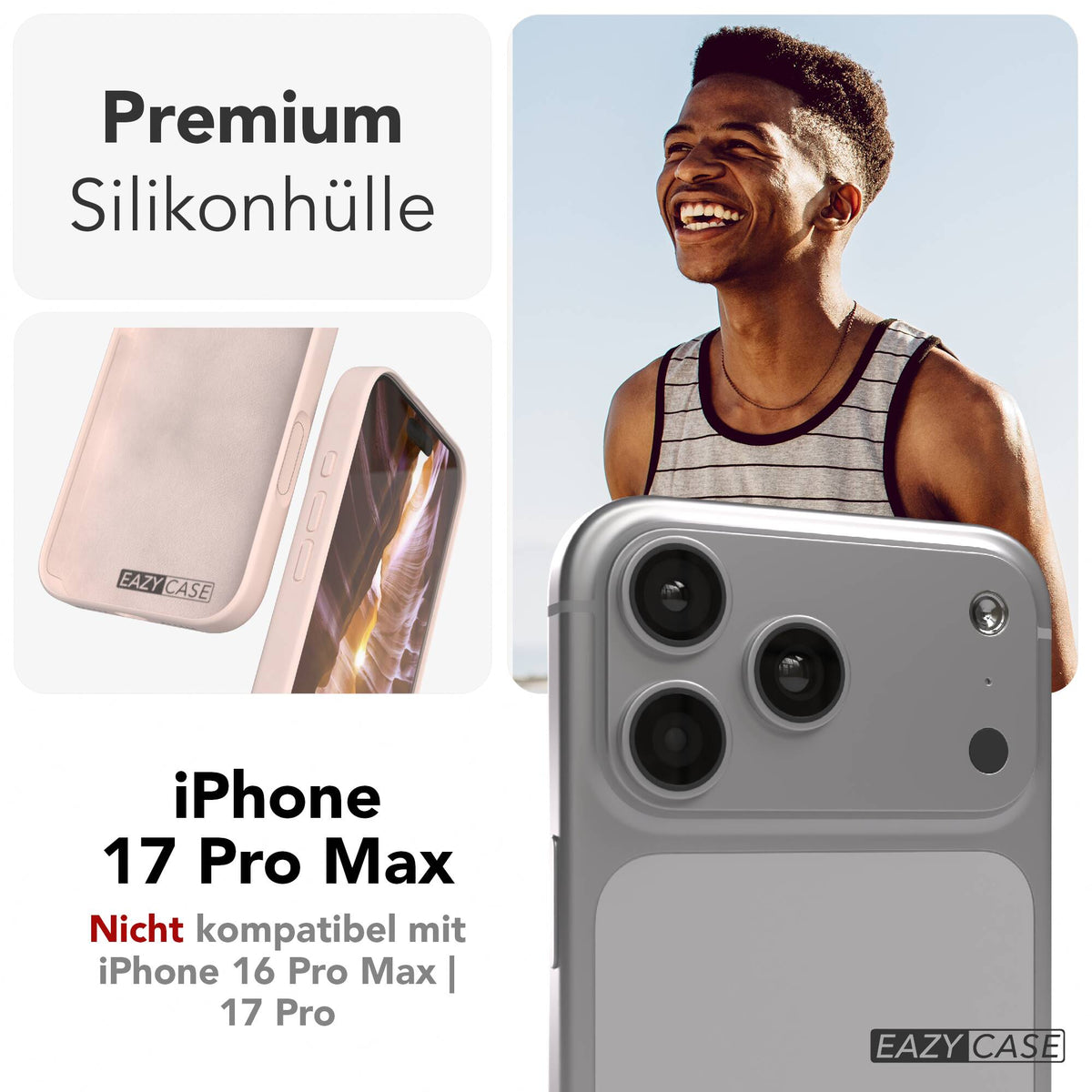 iPhone 17 Pro Max Premium Silikonhülle