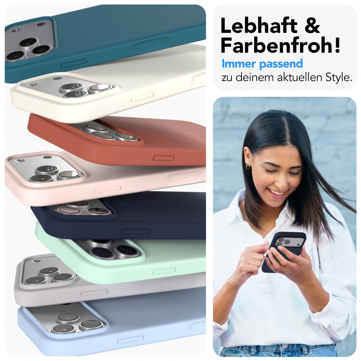 iPhone 17 Pro Max Premium Silikonhülle