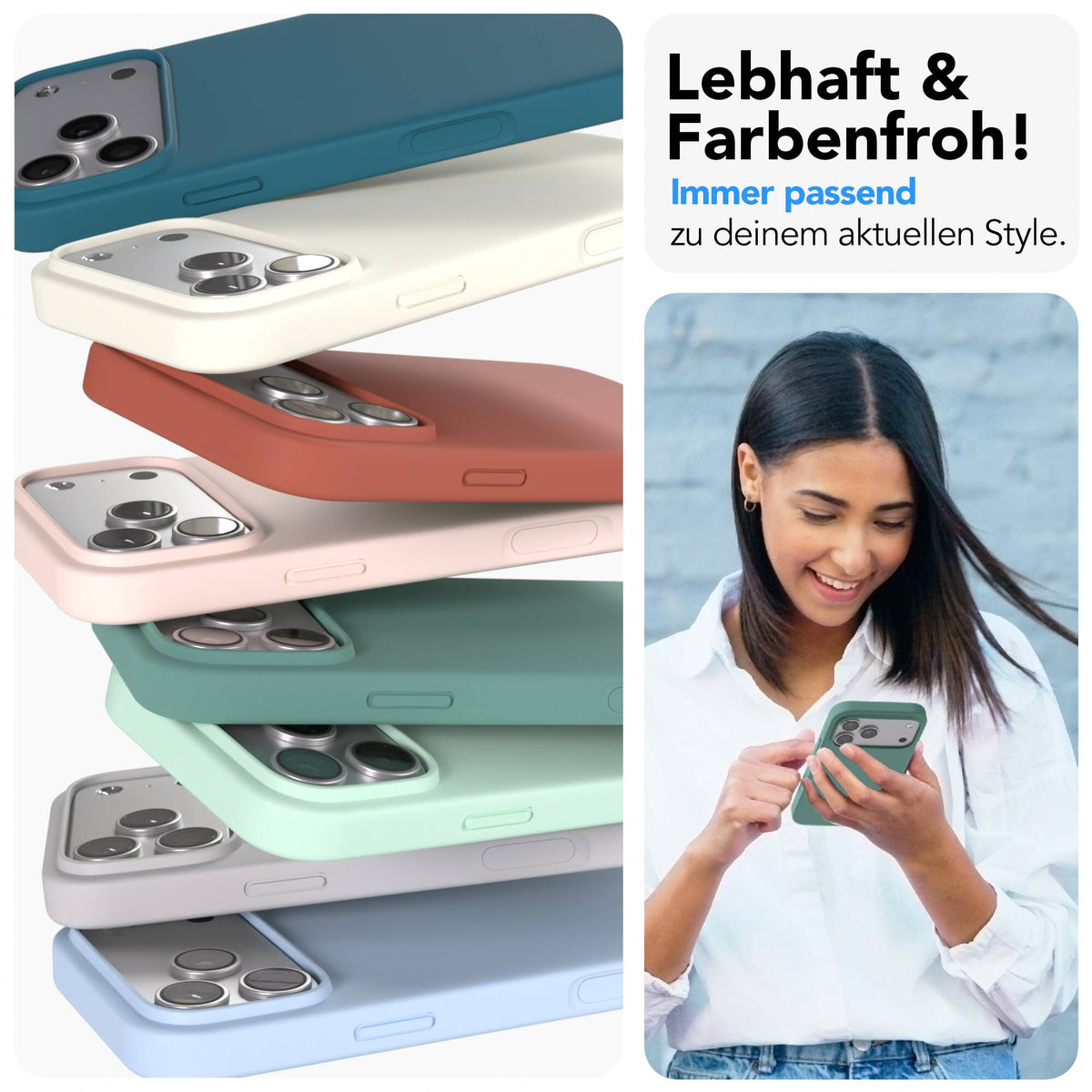 iPhone 17 Pro Max Premium Silikonhülle