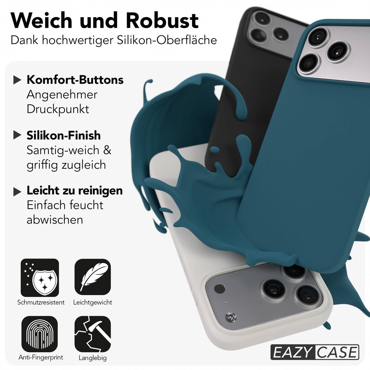 iPhone 17 Pro Max Premium Silikonhülle