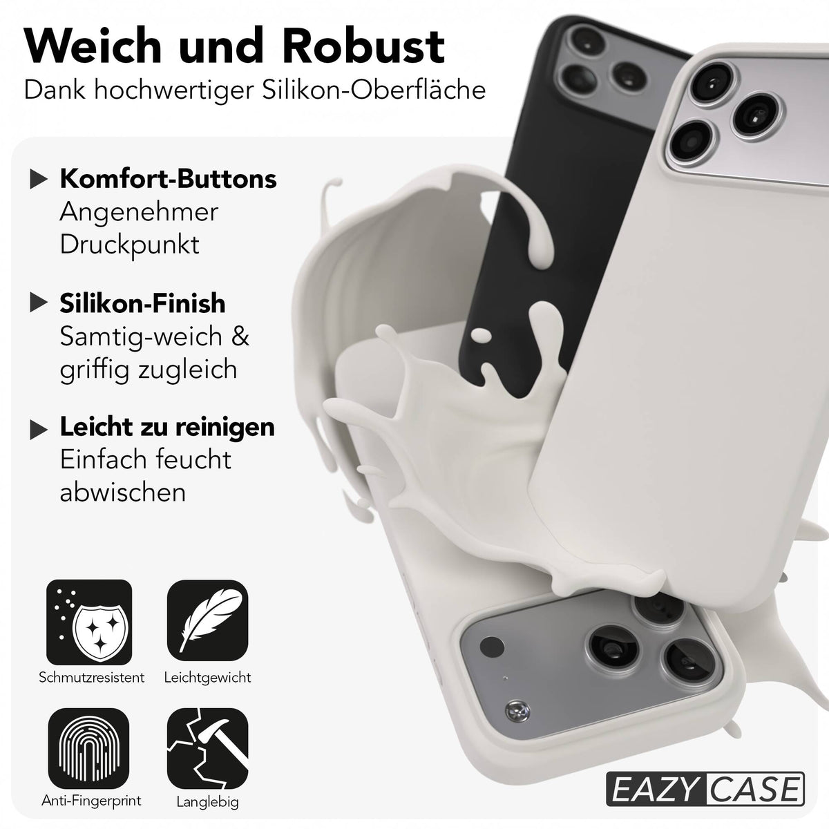 iPhone 17 Pro Max Premium Silikonhülle