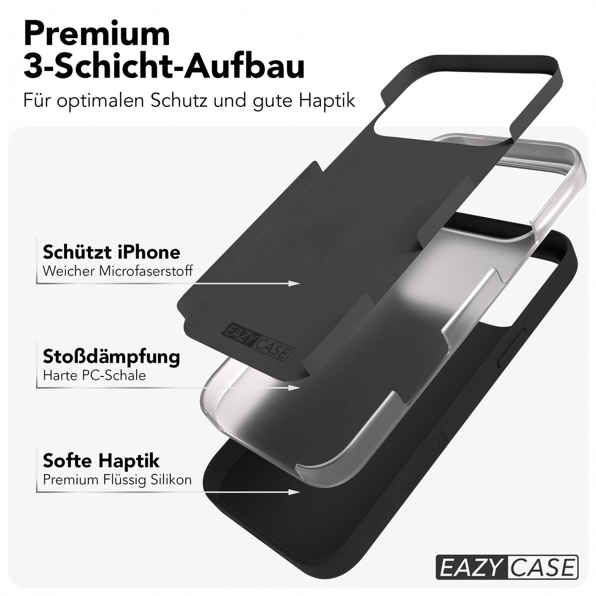 iPhone 17 Pro Max premium Silikonhülle mit MagSafe