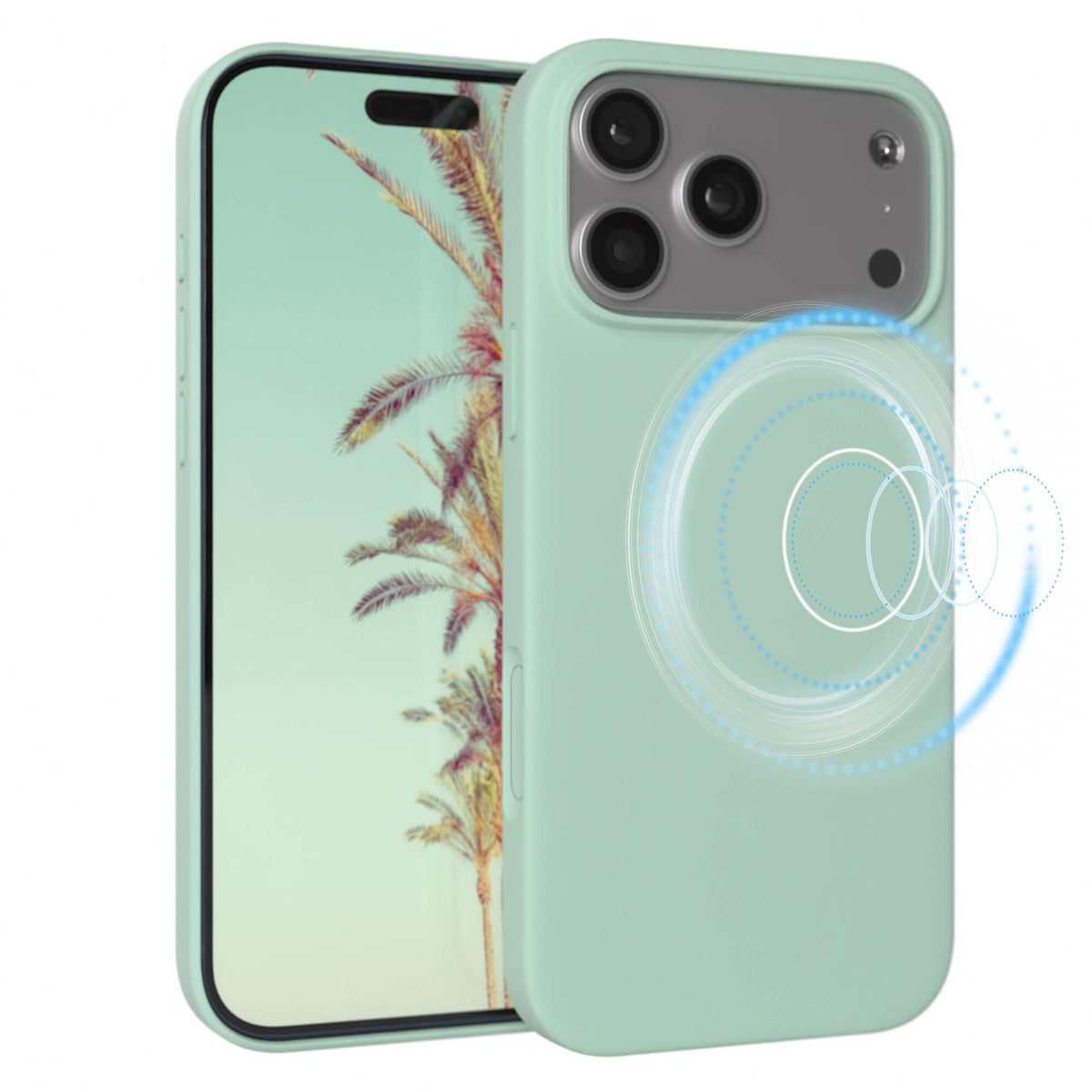 iPhone 17 Pro Max premium Silikonhülle mit MagSafe