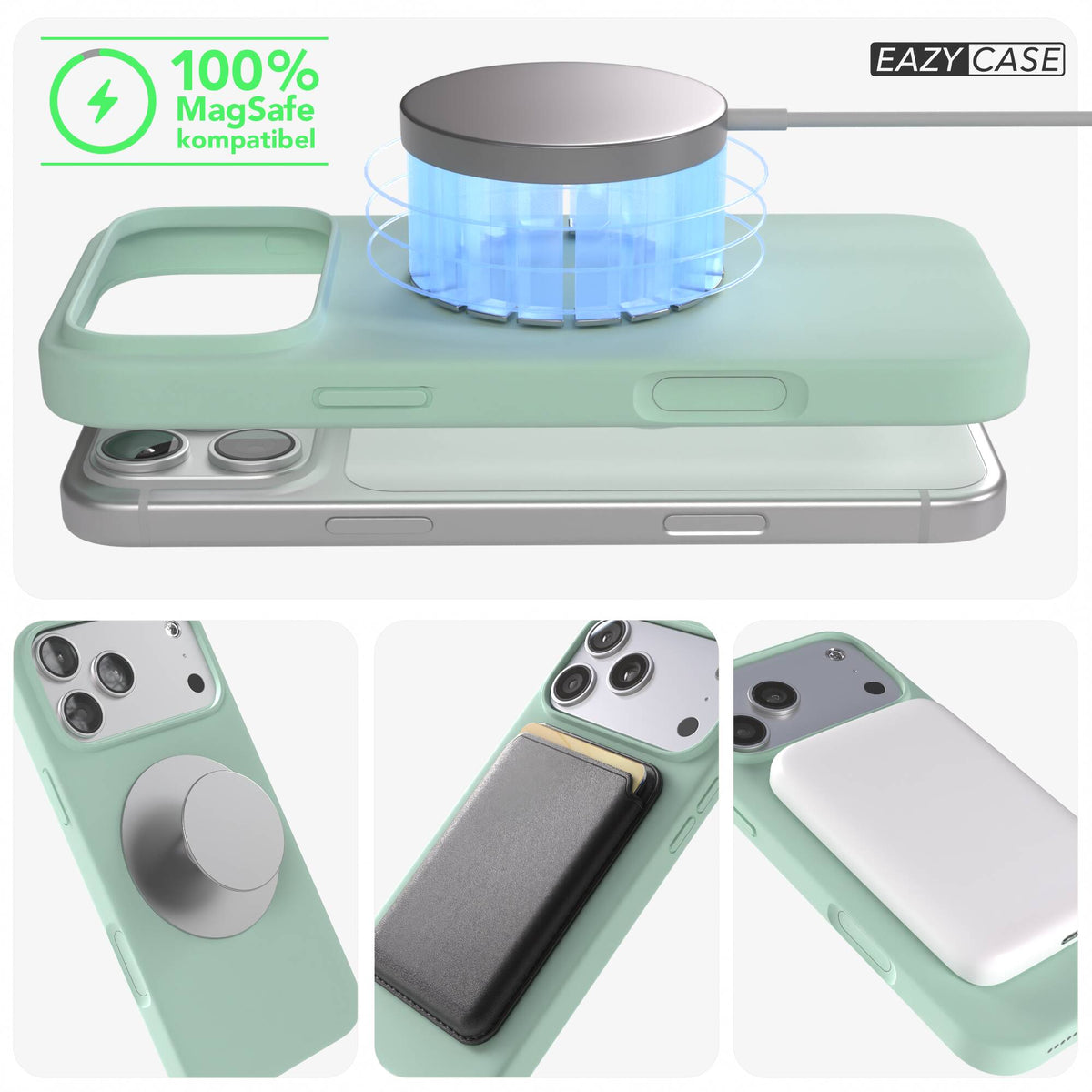 iPhone 17 Pro Max premium Silikonhülle mit MagSafe