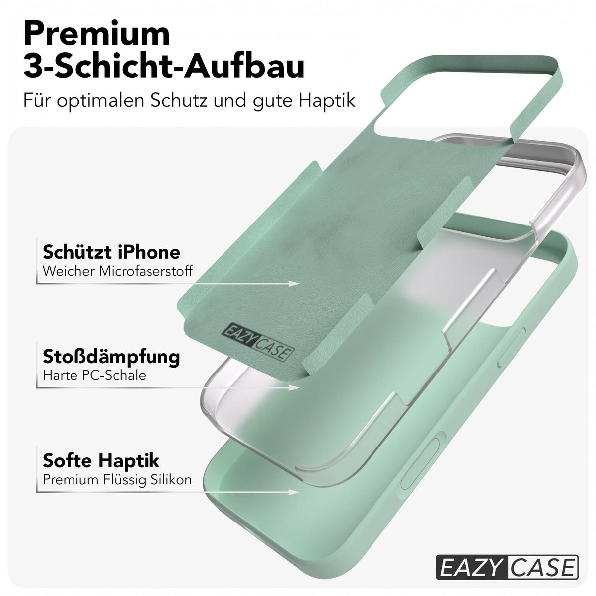 iPhone 17 Pro Max premium Silikonhülle mit MagSafe