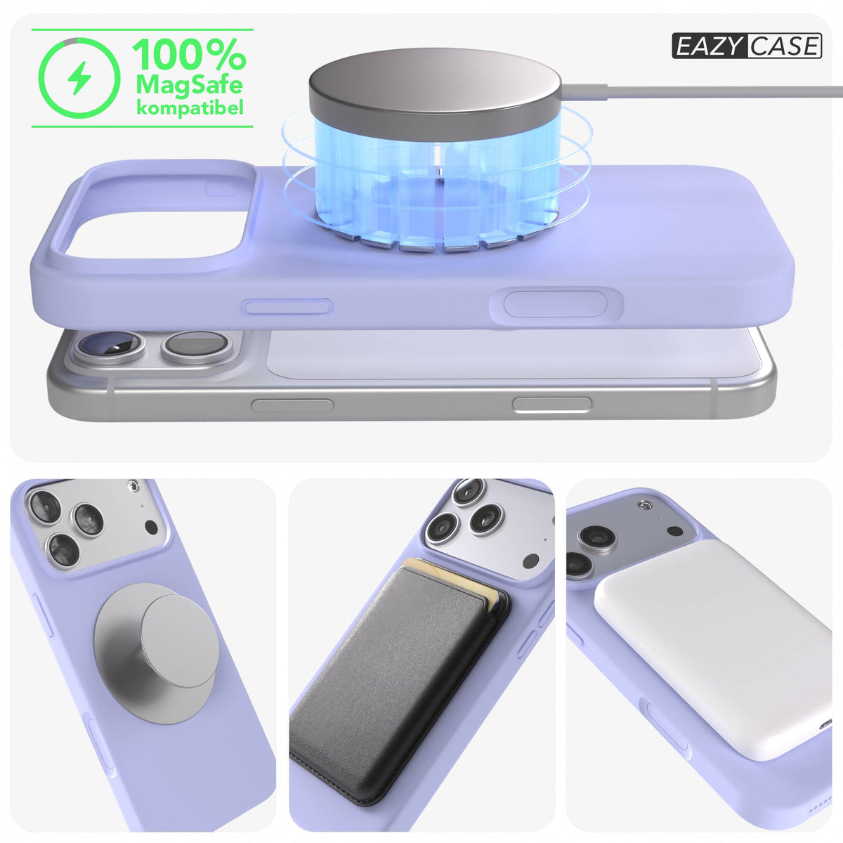 iPhone 17 Pro Max premium Silikonhülle mit MagSafe