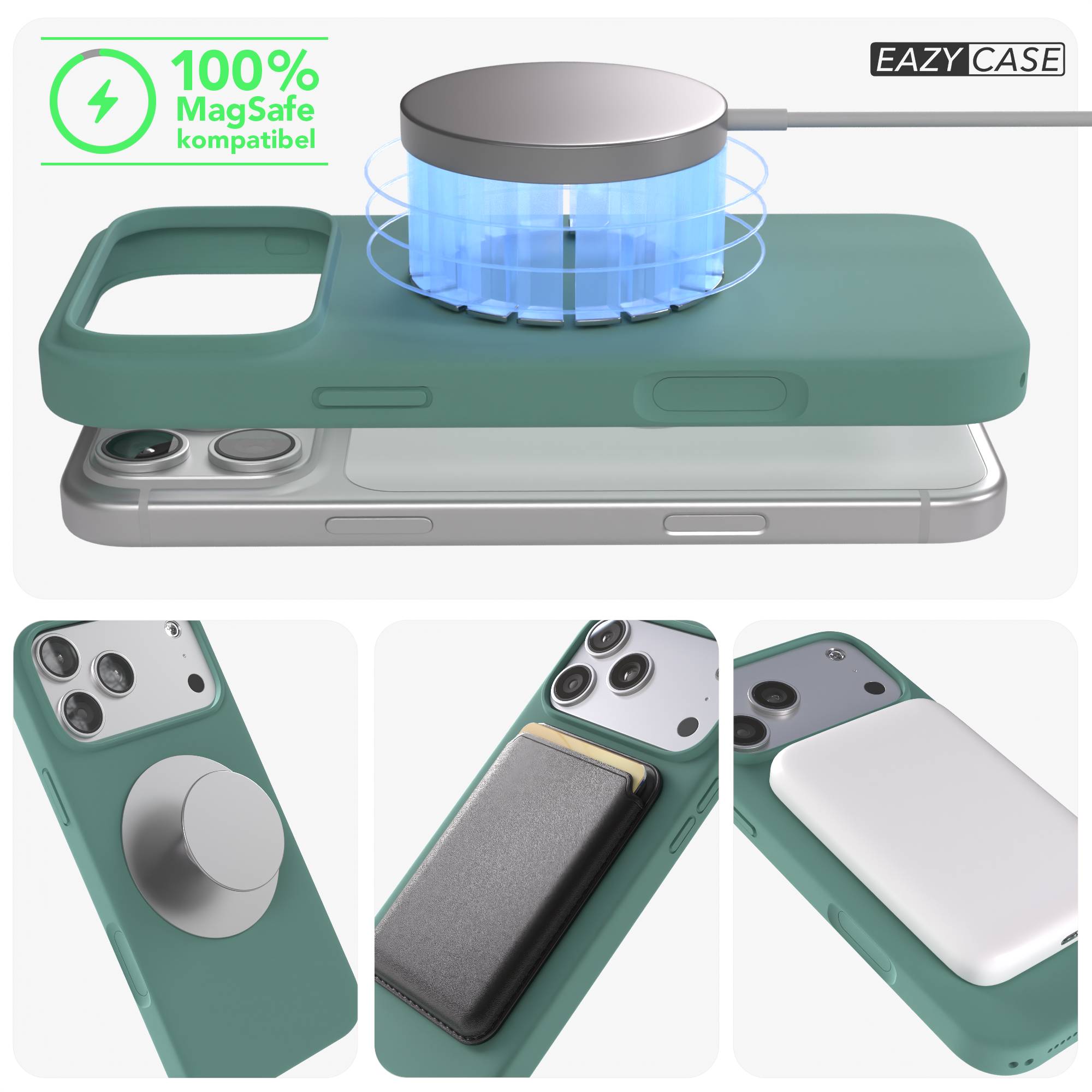 iPhone 17 Pro Max premium Silikonhülle mit MagSafe
