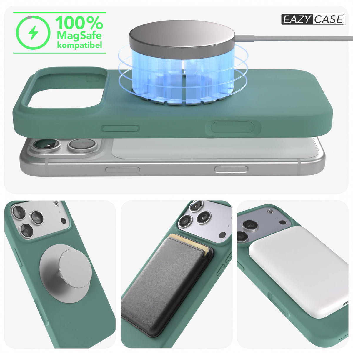 iPhone 17 Pro Max premium Silikonhülle mit MagSafe