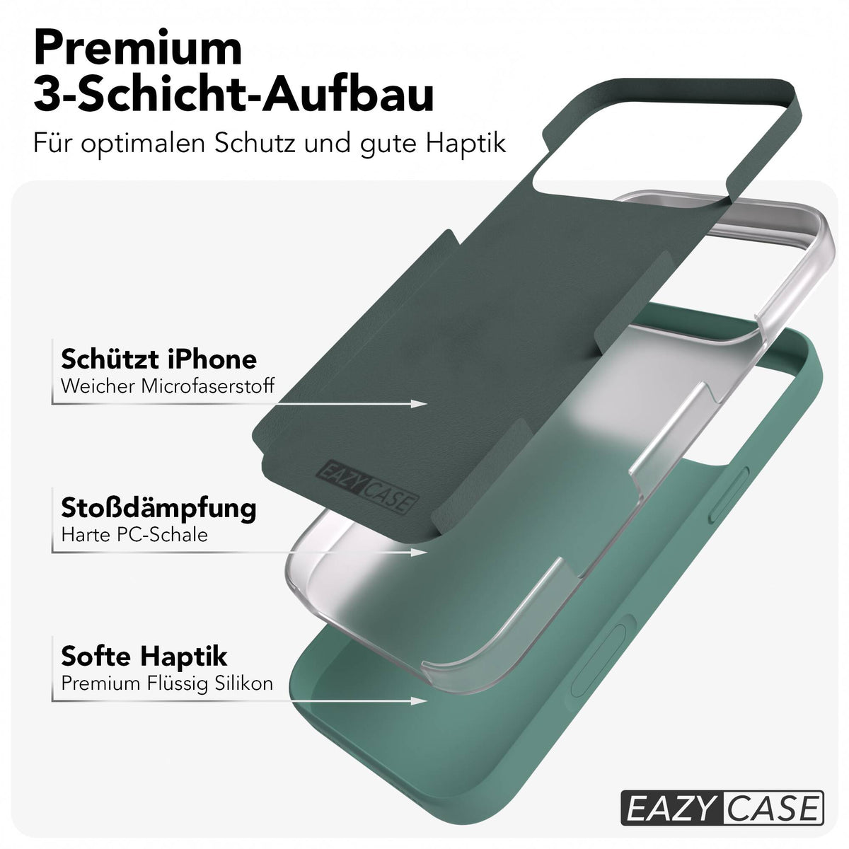 iPhone 17 Pro Max premium Silikonhülle mit MagSafe