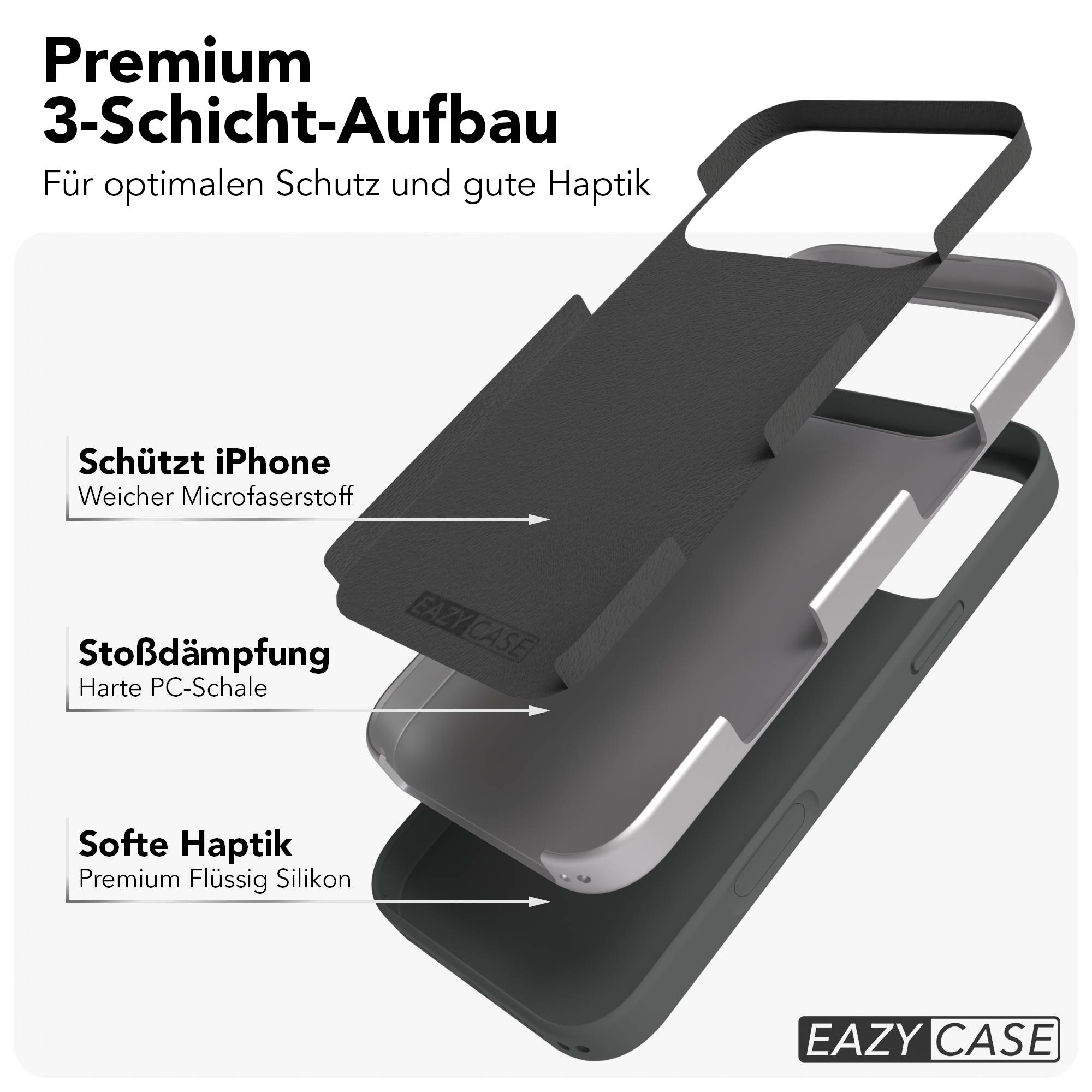 iPhone 17 Pro Max premium Silikonhülle mit MagSafe