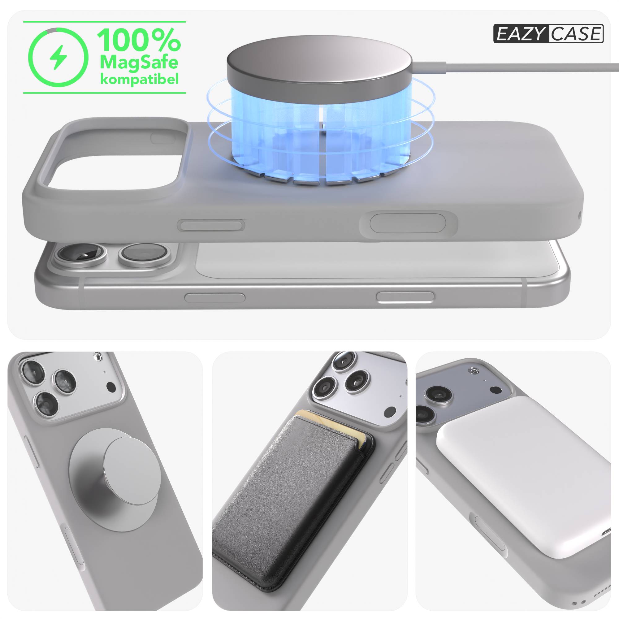 iPhone 17 Pro Max premium Silikonhülle mit MagSafe