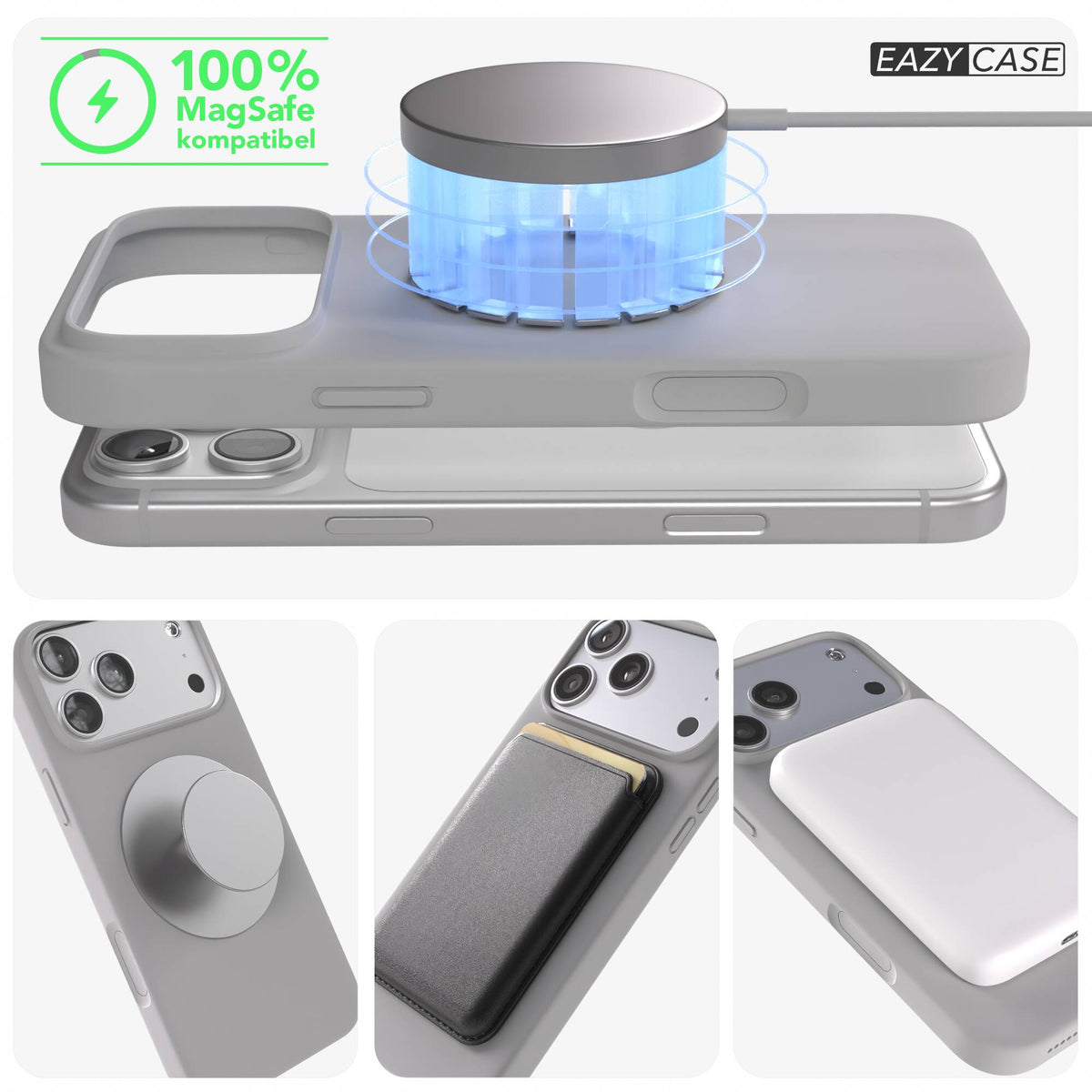 iPhone 17 Pro Max premium Silikonhülle mit MagSafe