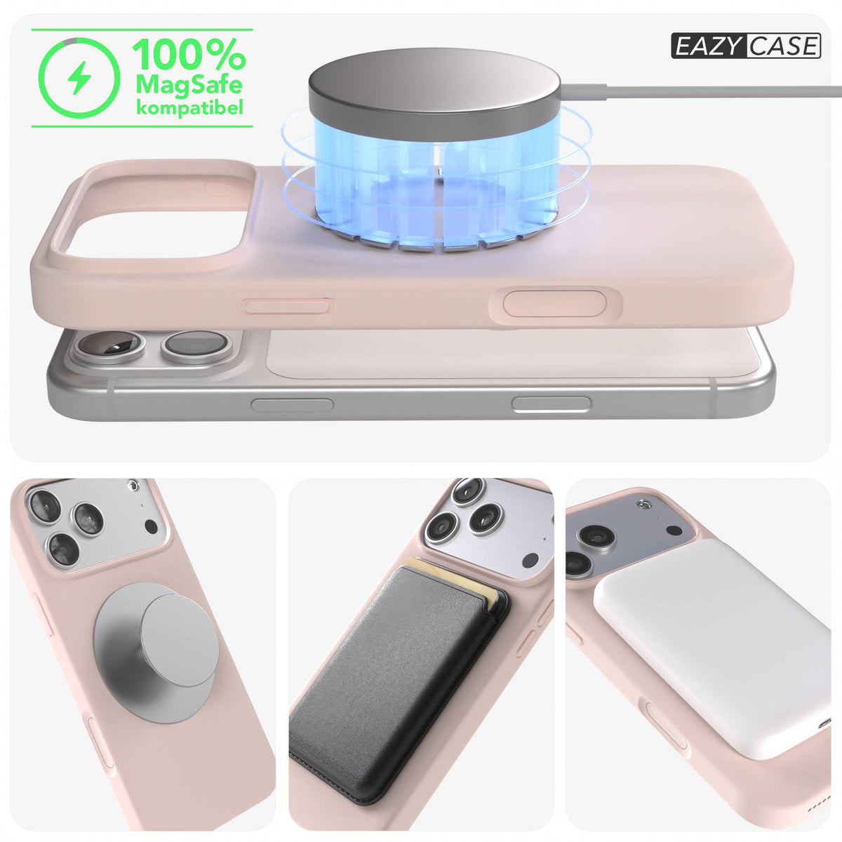 iPhone 17 Pro Max premium Silikonhülle mit MagSafe