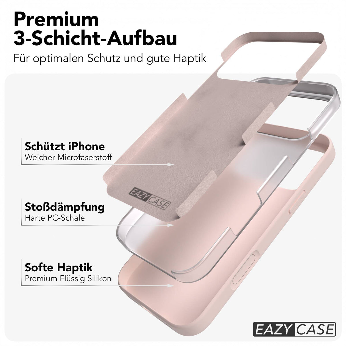 iPhone 17 Pro Max premium Silikonhülle mit MagSafe