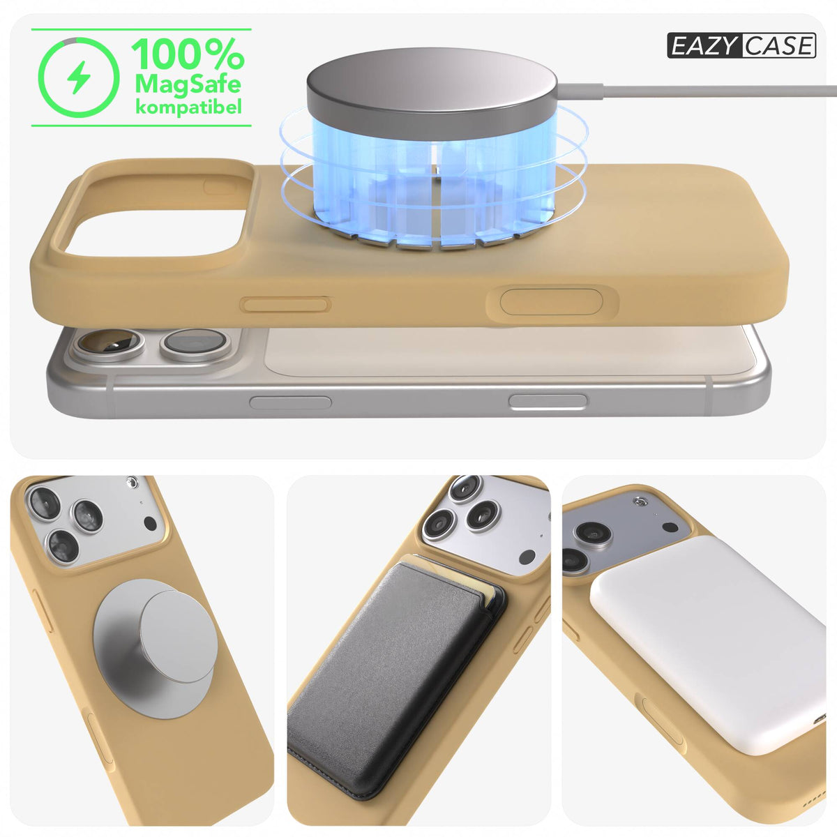 iPhone 17 Pro Max premium Silikonhülle mit MagSafe