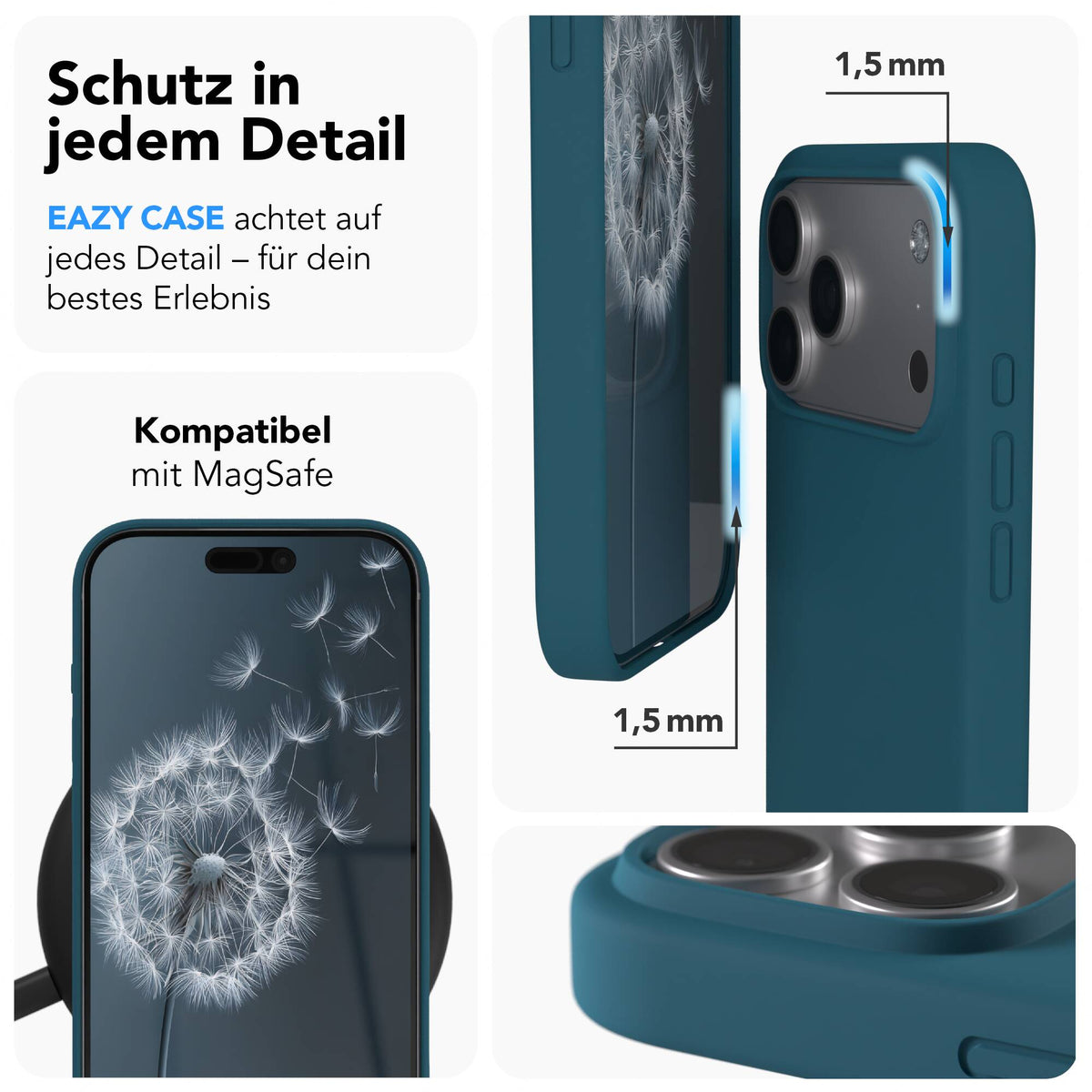 iPhone 17 Pro Max premium Silikonhülle mit MagSafe