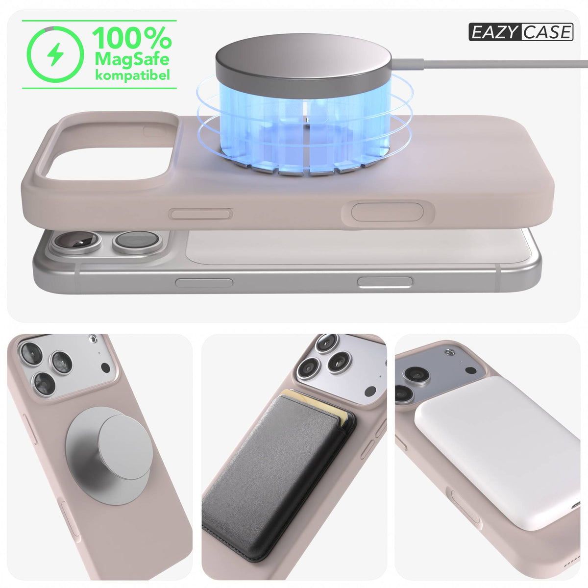iPhone 17 Pro Max premium Silikonhülle mit MagSafe