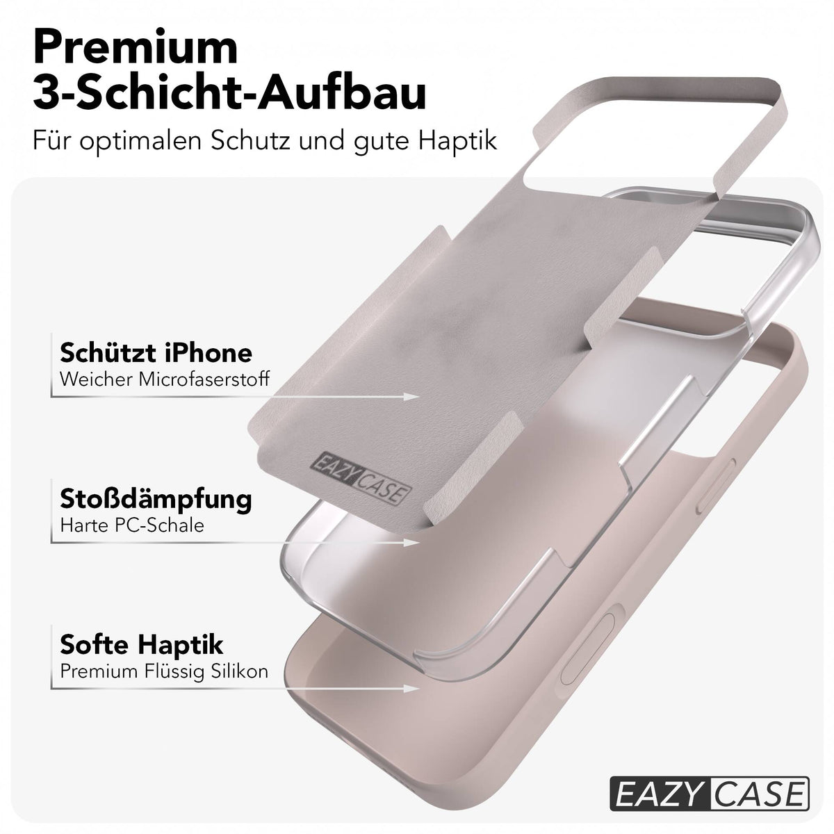 iPhone 17 Pro Max premium Silikonhülle mit MagSafe