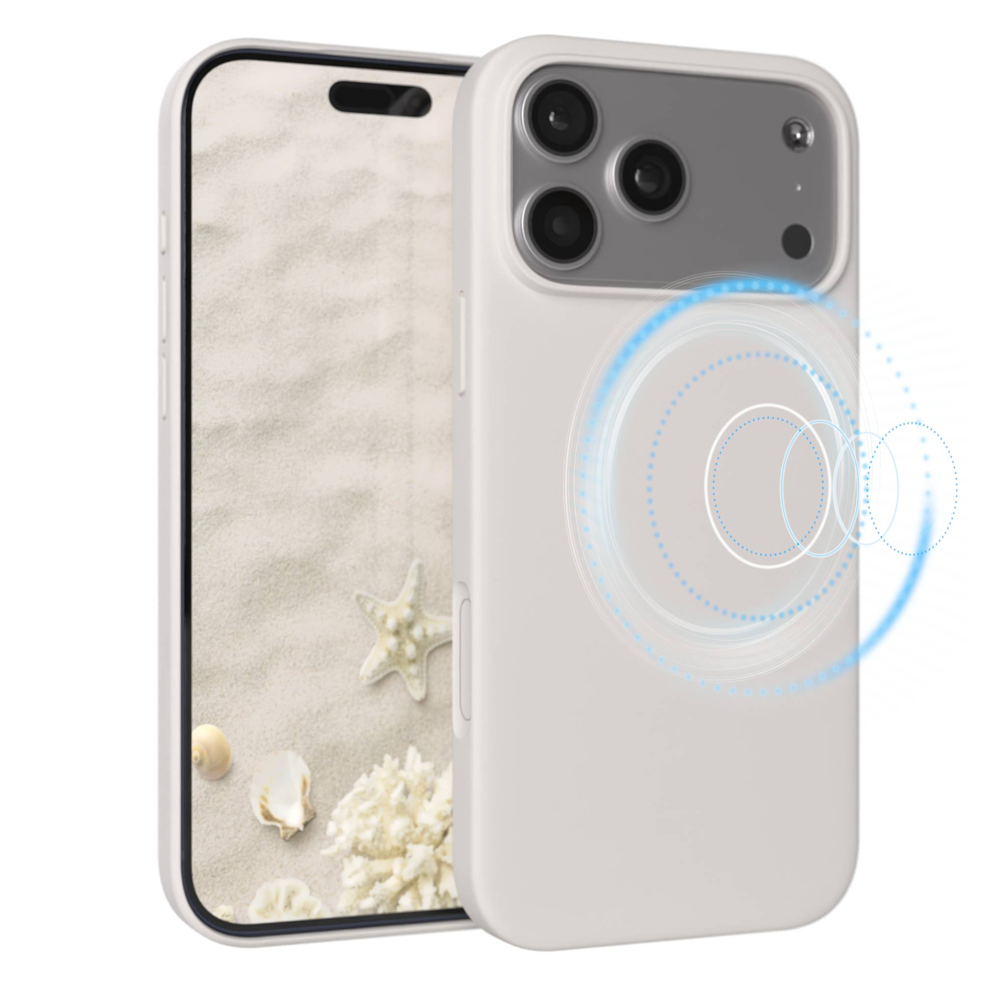iPhone 17 Pro Max premium Silikonhülle mit MagSafe