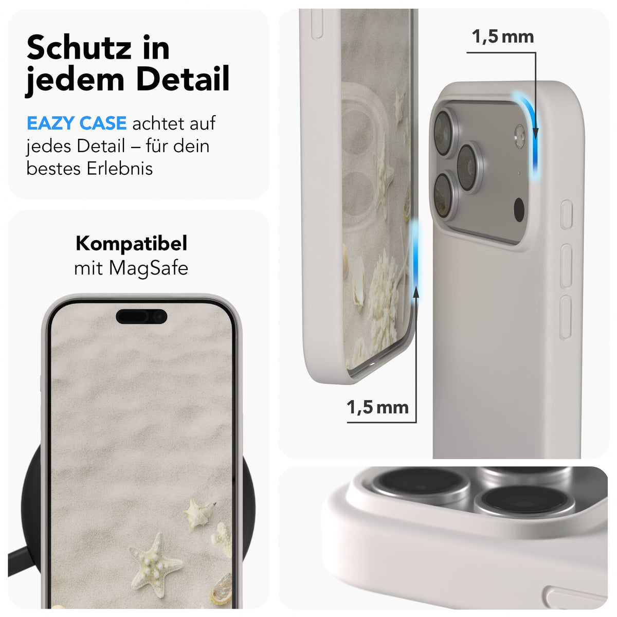 iPhone 17 Pro Max premium Silikonhülle mit MagSafe