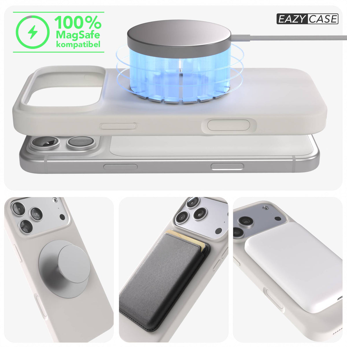 iPhone 17 Pro Max premium Silikonhülle mit MagSafe