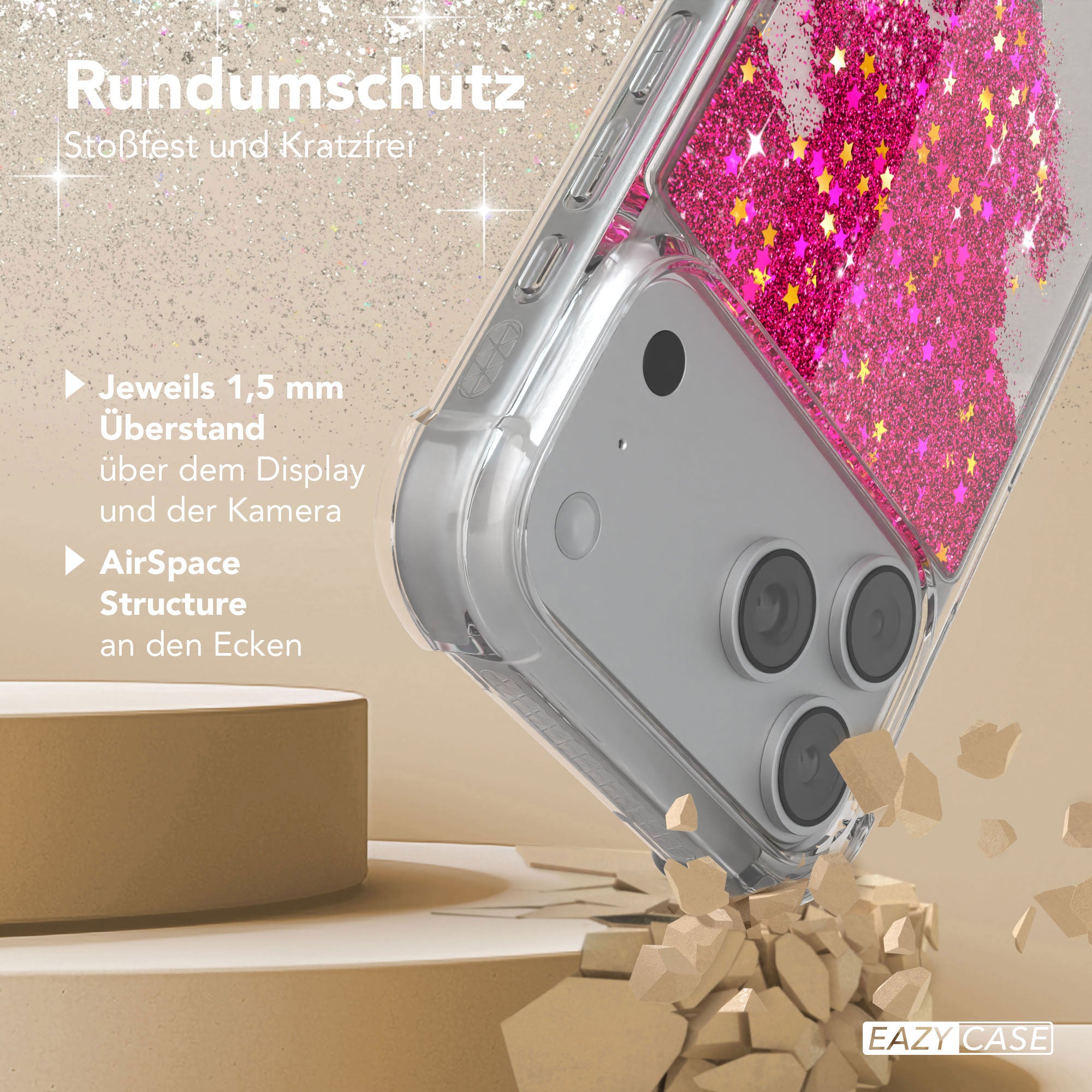 iPhone 17 Pro Max Glitzerhülle