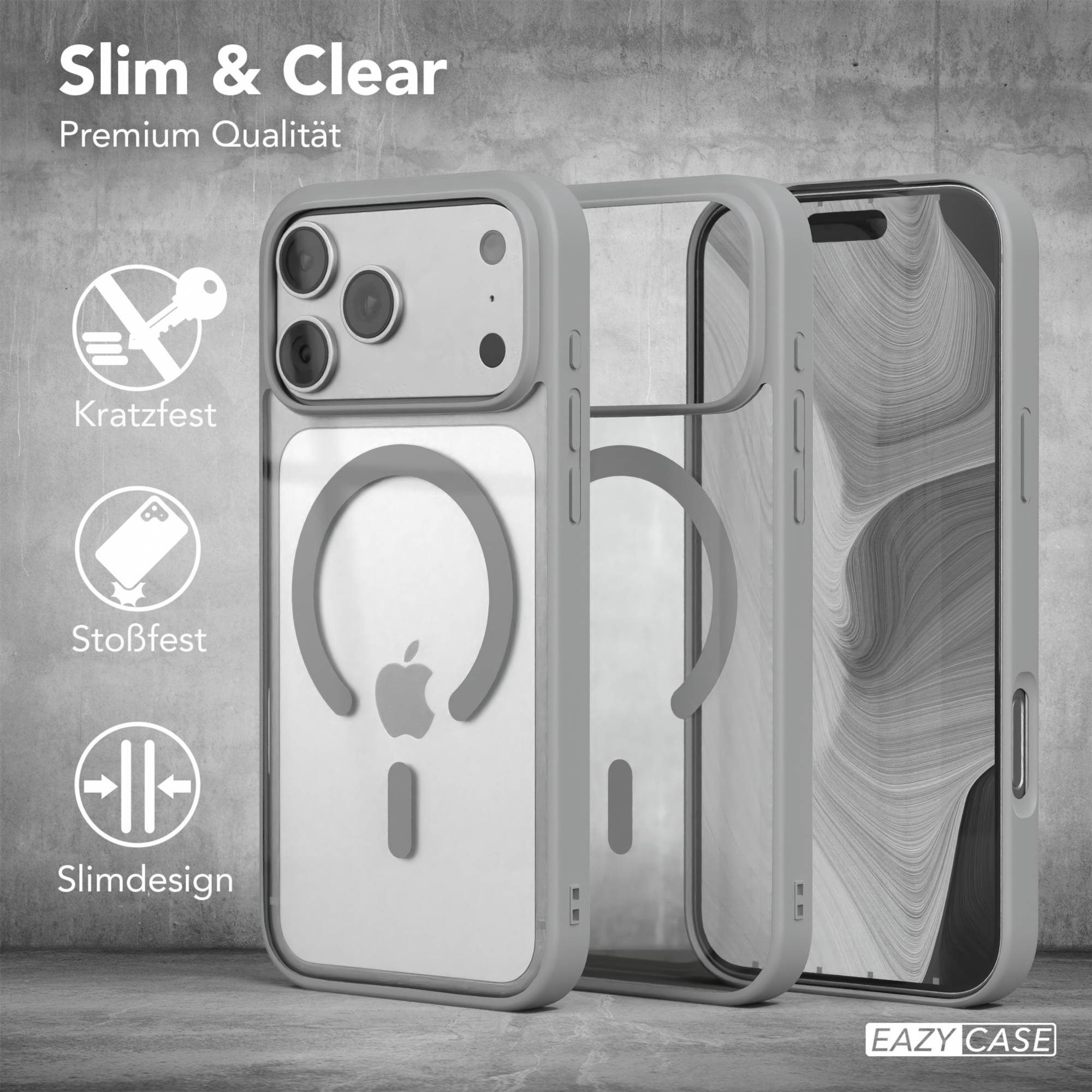 iPhone 17 Pro Max transparente Hülle mit MagSafe