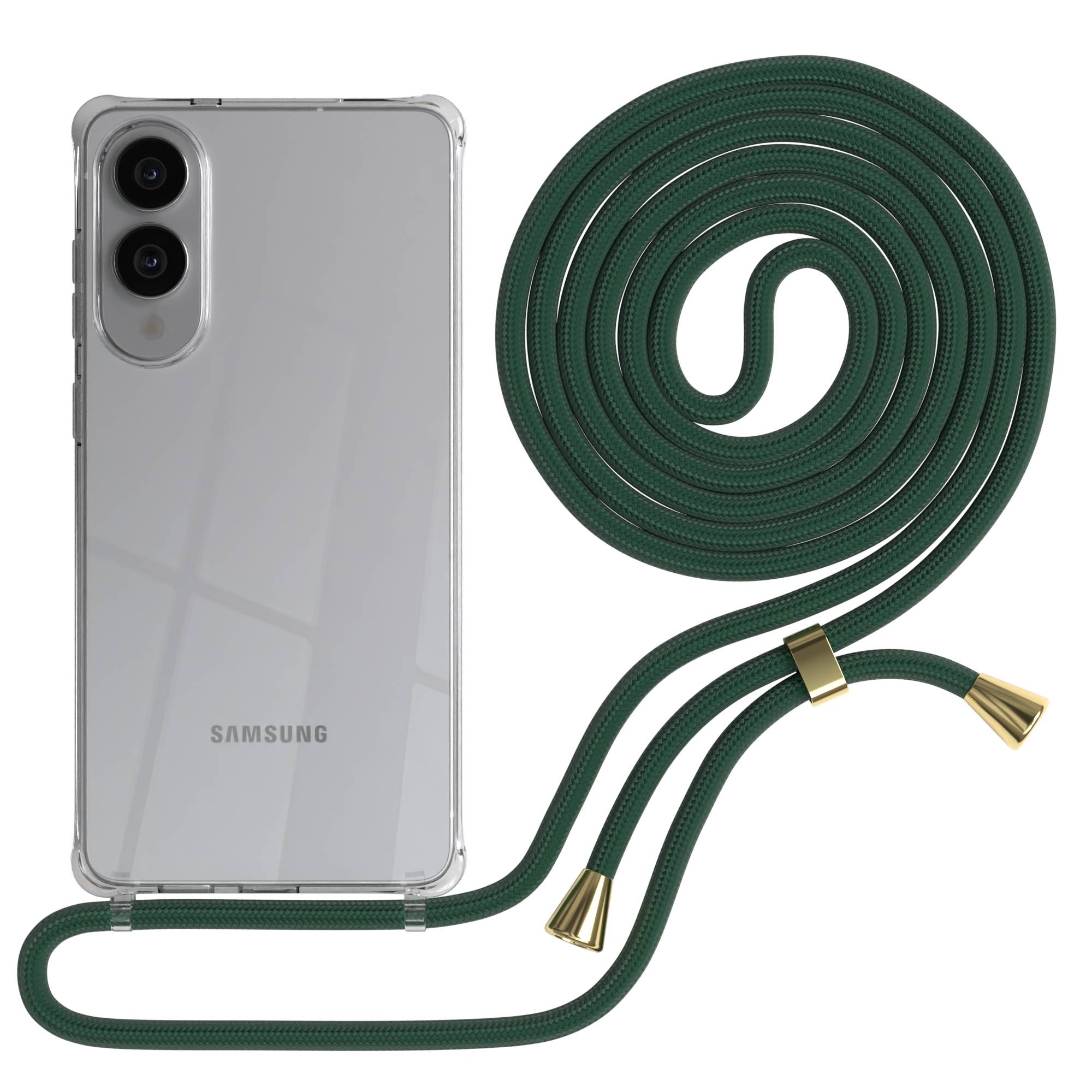 Galaxy S25 Edge transparente Hülle + Kordel