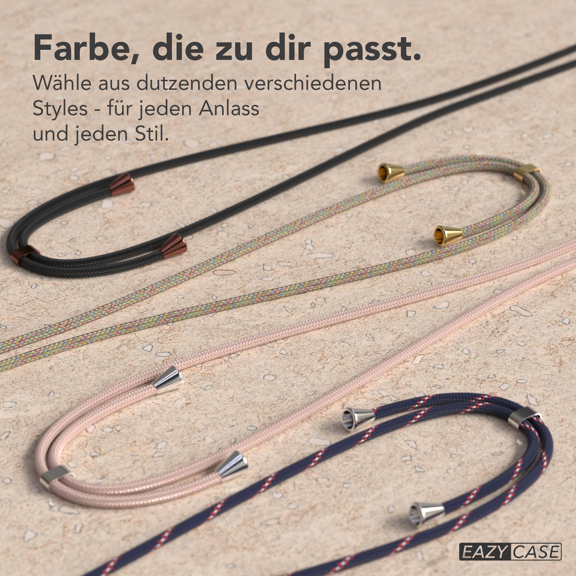 Galaxy S25 Edge transparente Hülle + Kordel