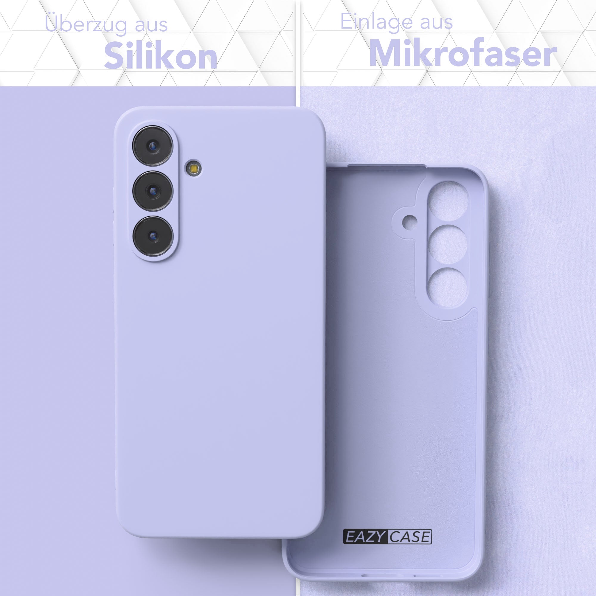 Samsung Galaxy S25 FE transparente Silikonhülle mit Kameraschutz