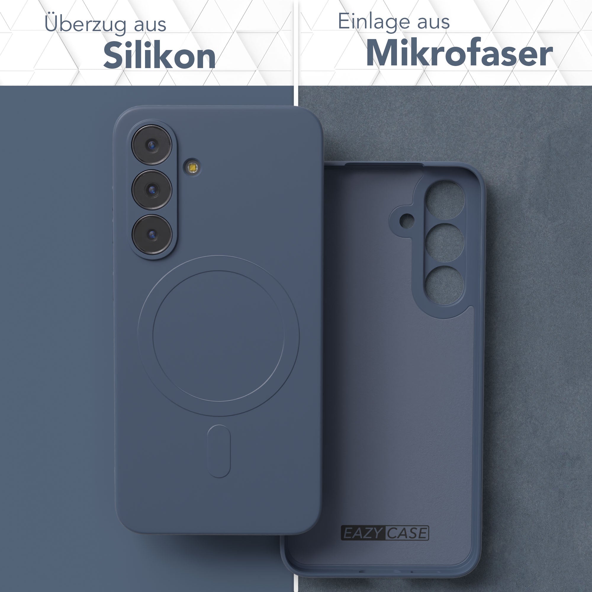Samsung Galaxy S25 FE MagSafe Silikonhülle mit Kameraschutz von EAZY CASE