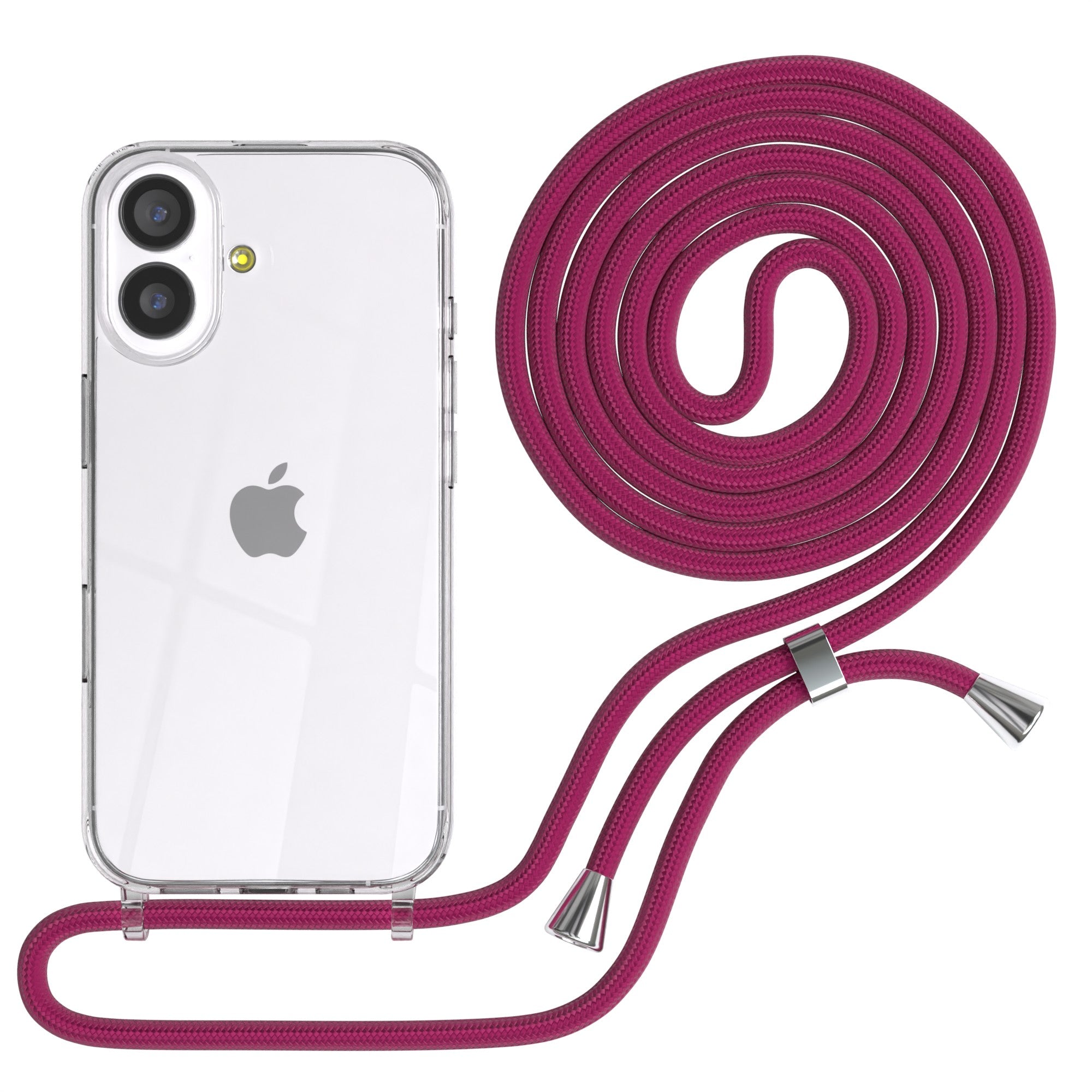 iPhone 17 transparente Hülle + Kordel