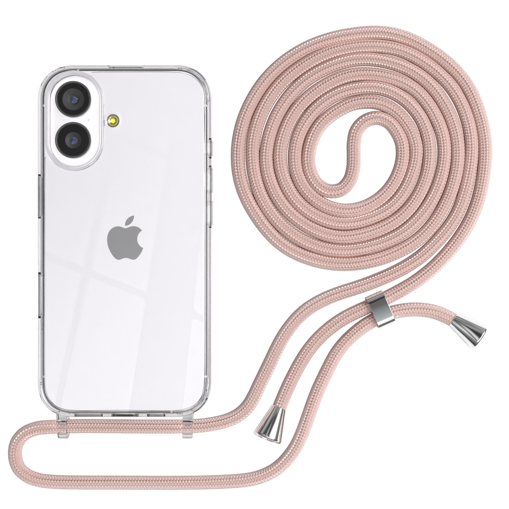 iPhone 17 transparente Hülle + Kordel